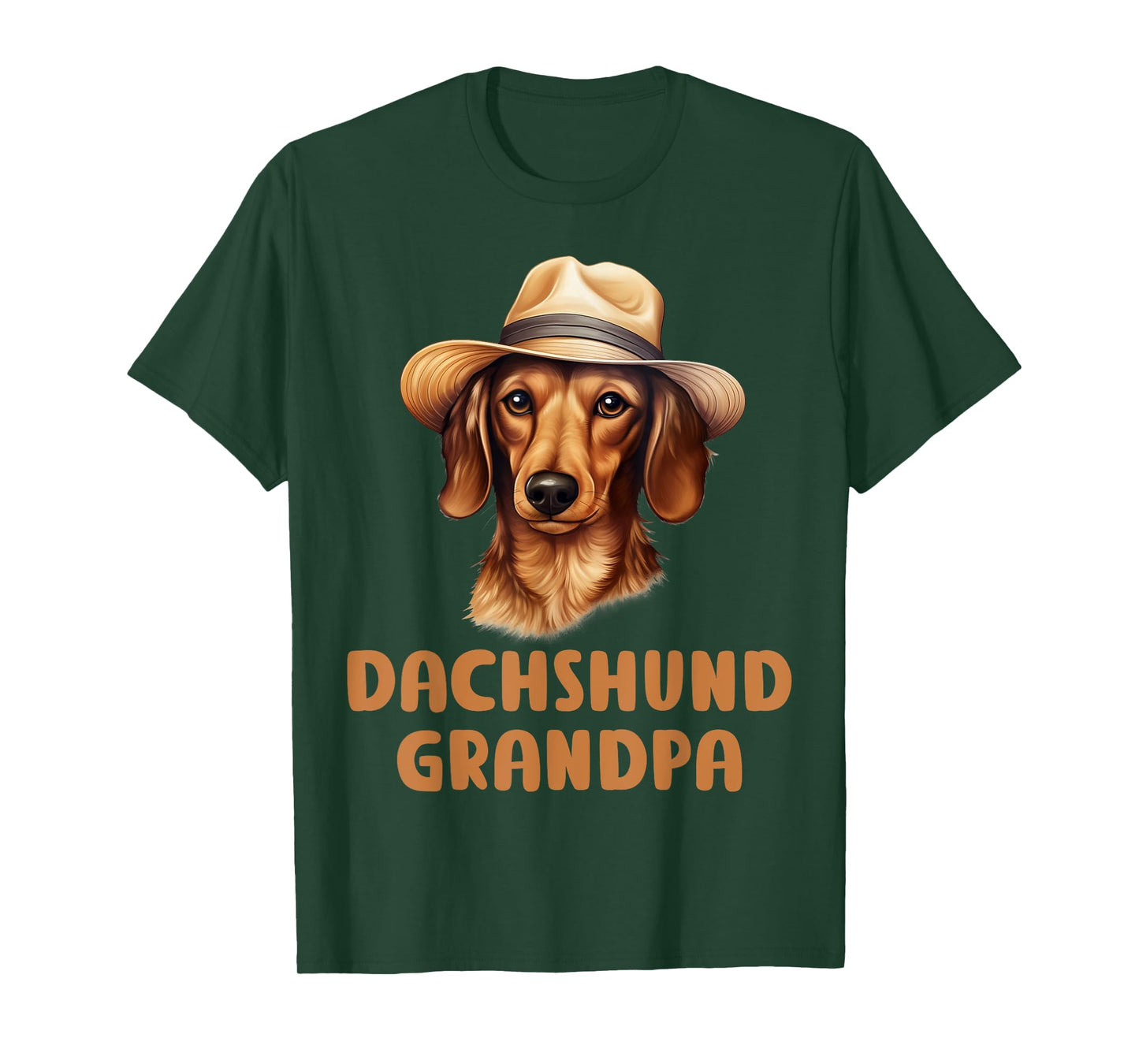 Dachshund Grandpa Dog Lover Gift Funny Puppy Dachshund Owner T-Shirt for Men Women Kids