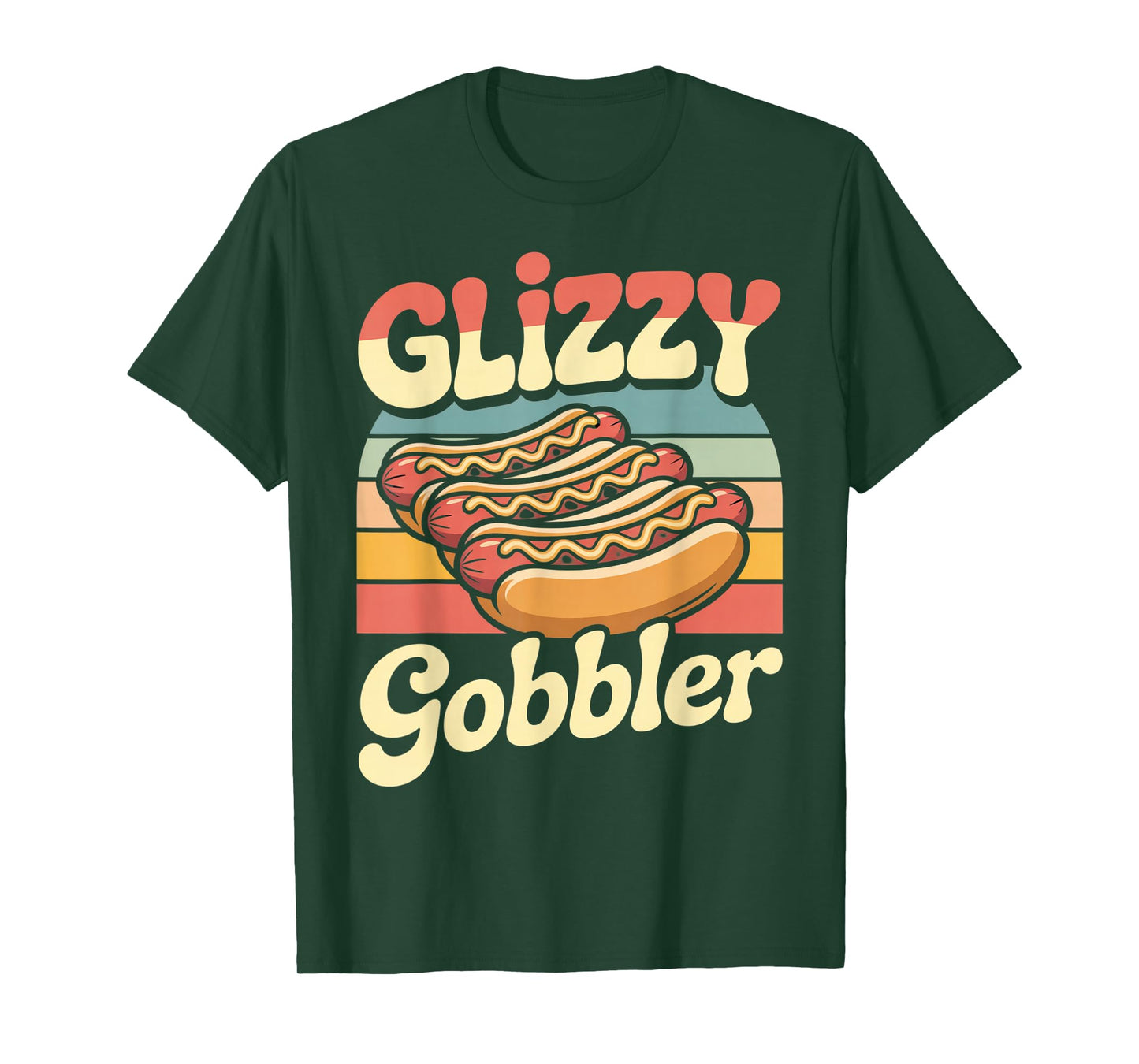 Retro Sunset - Glizzy Gobbler Tee for Men Women T-Shirt