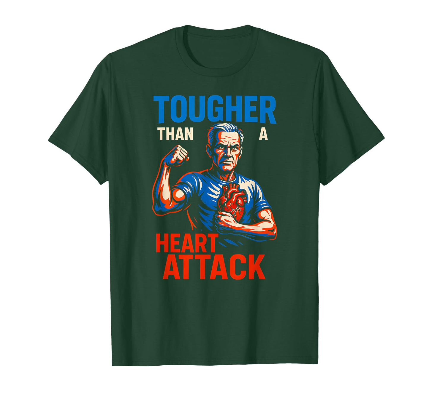 Patient Tougher Than a Heart Attack Men's Surgery Recover T-Shirt