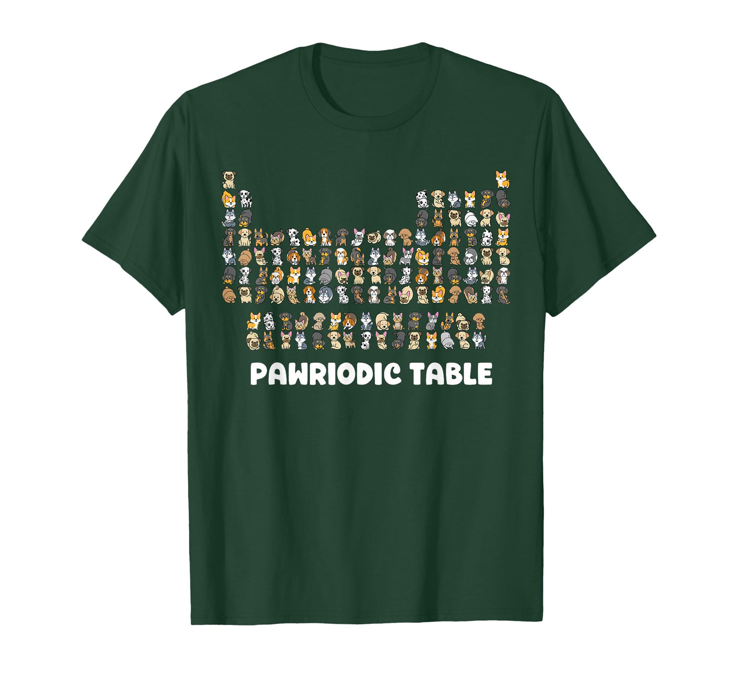 Periodic Table Shirt Chemistry Dog Periodic Table of Element T-Shirt