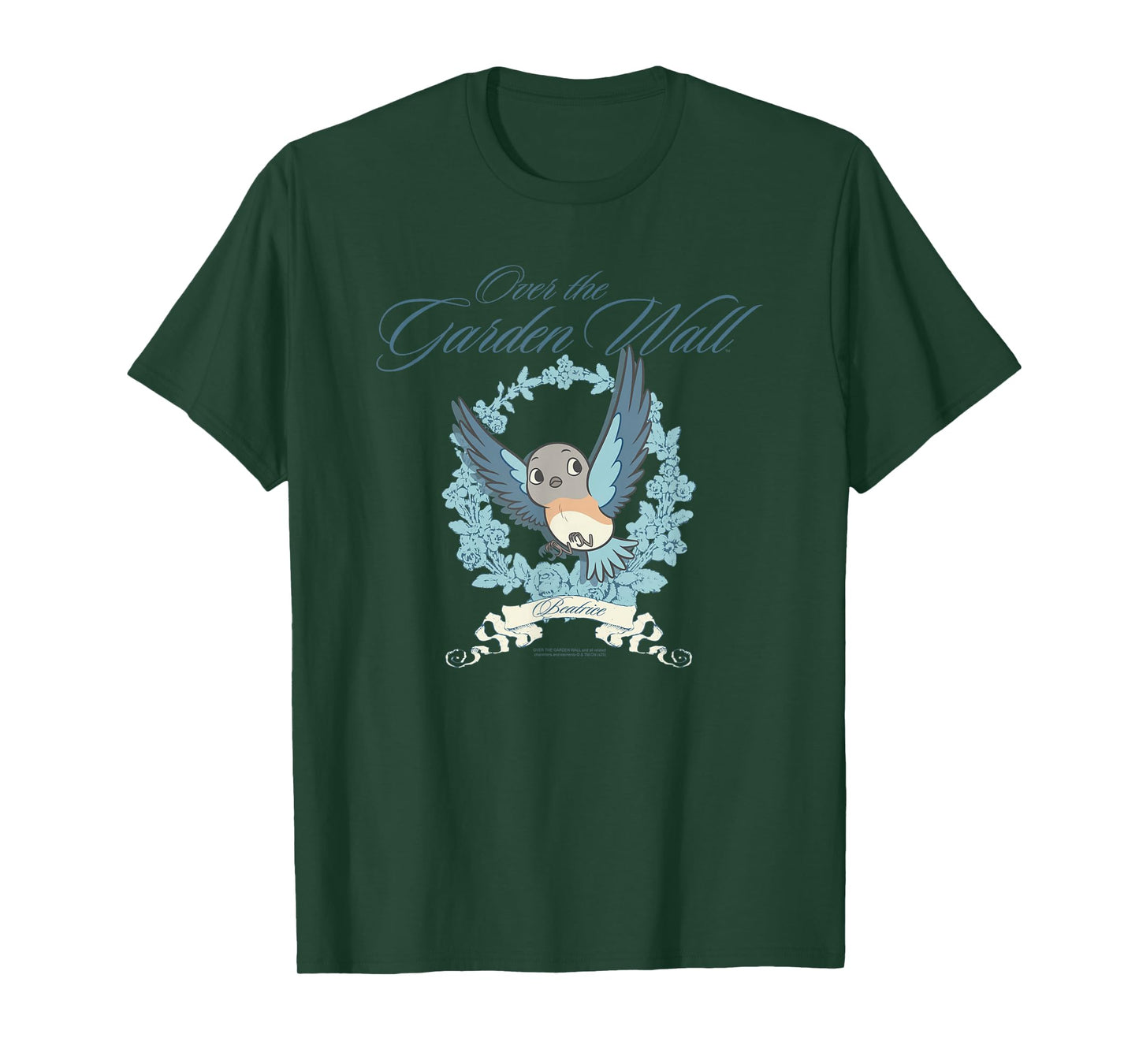 Over The Garden Wall Beatrice The Bluebird Cute Cartoon T-Shirt