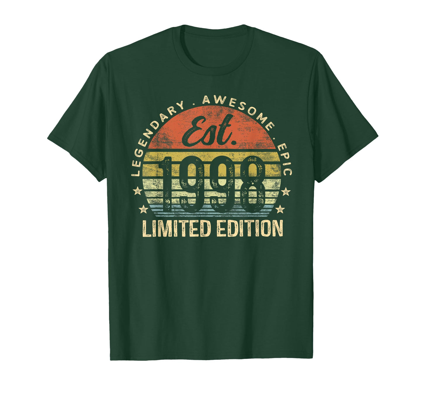 Est 1998 Limited Edition 27th Birthday Vintage 27 Year Old T-Shirt