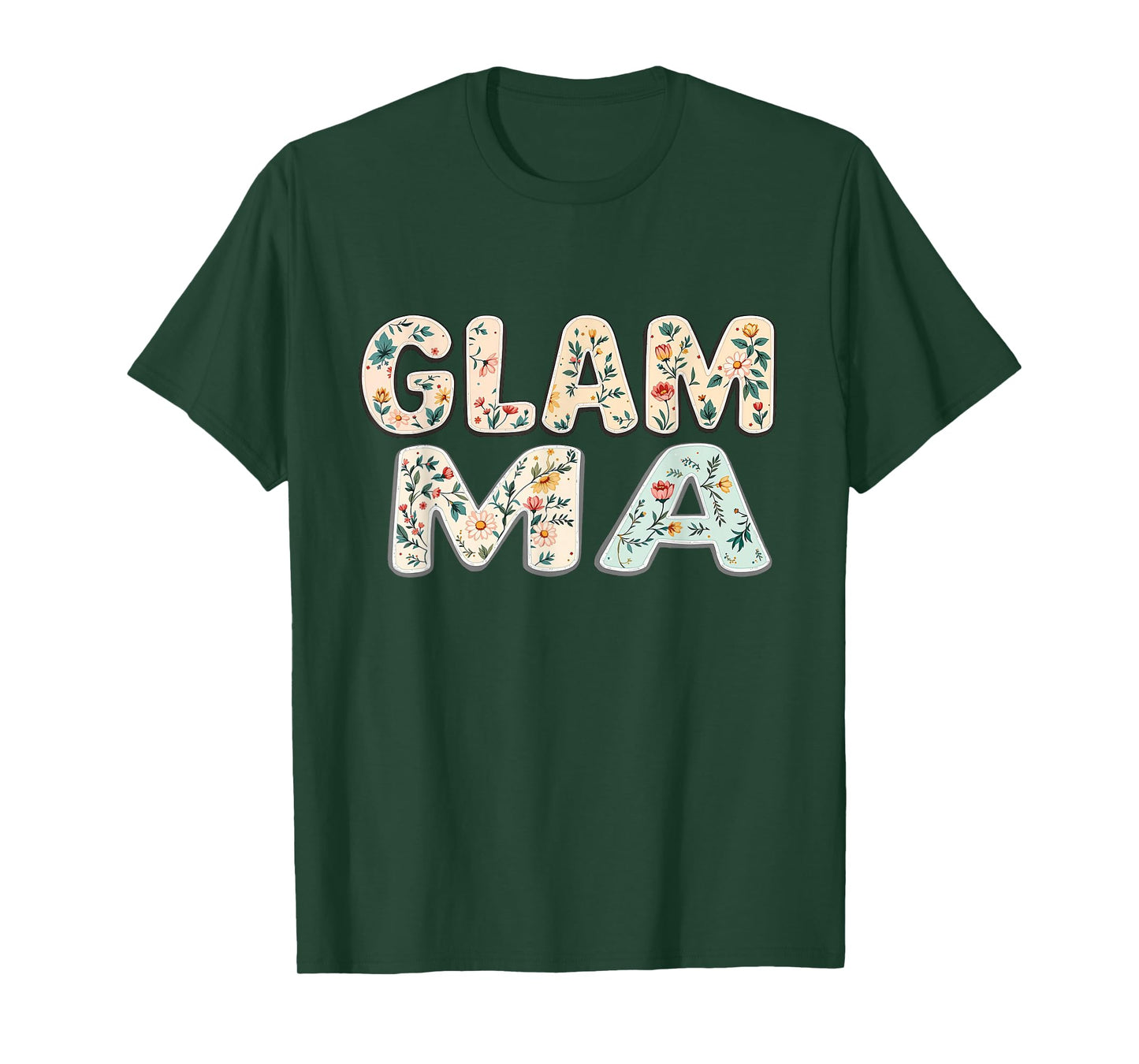 Wildflowers Glamma Floral Mother's Day Glamma T-Shirt