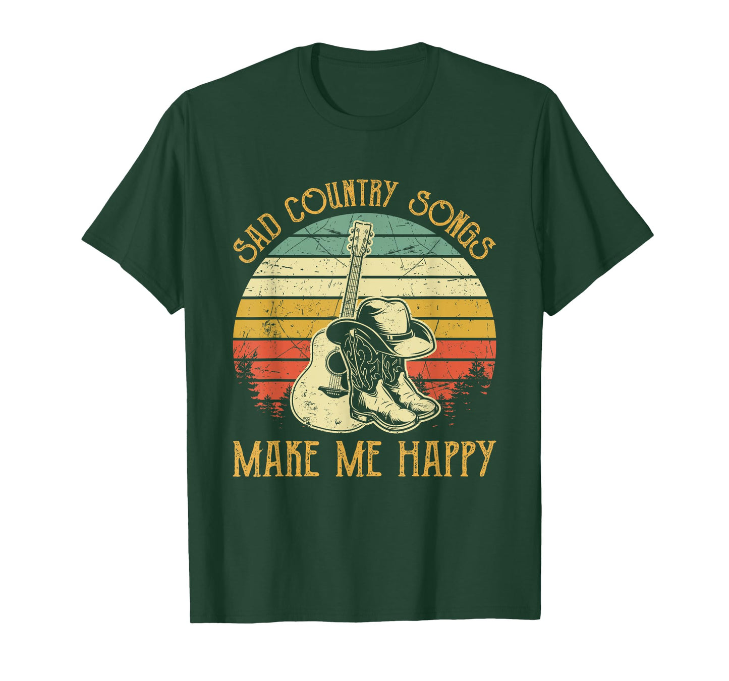 Sad Country Songs Make Me Feels Happy T-Shirt