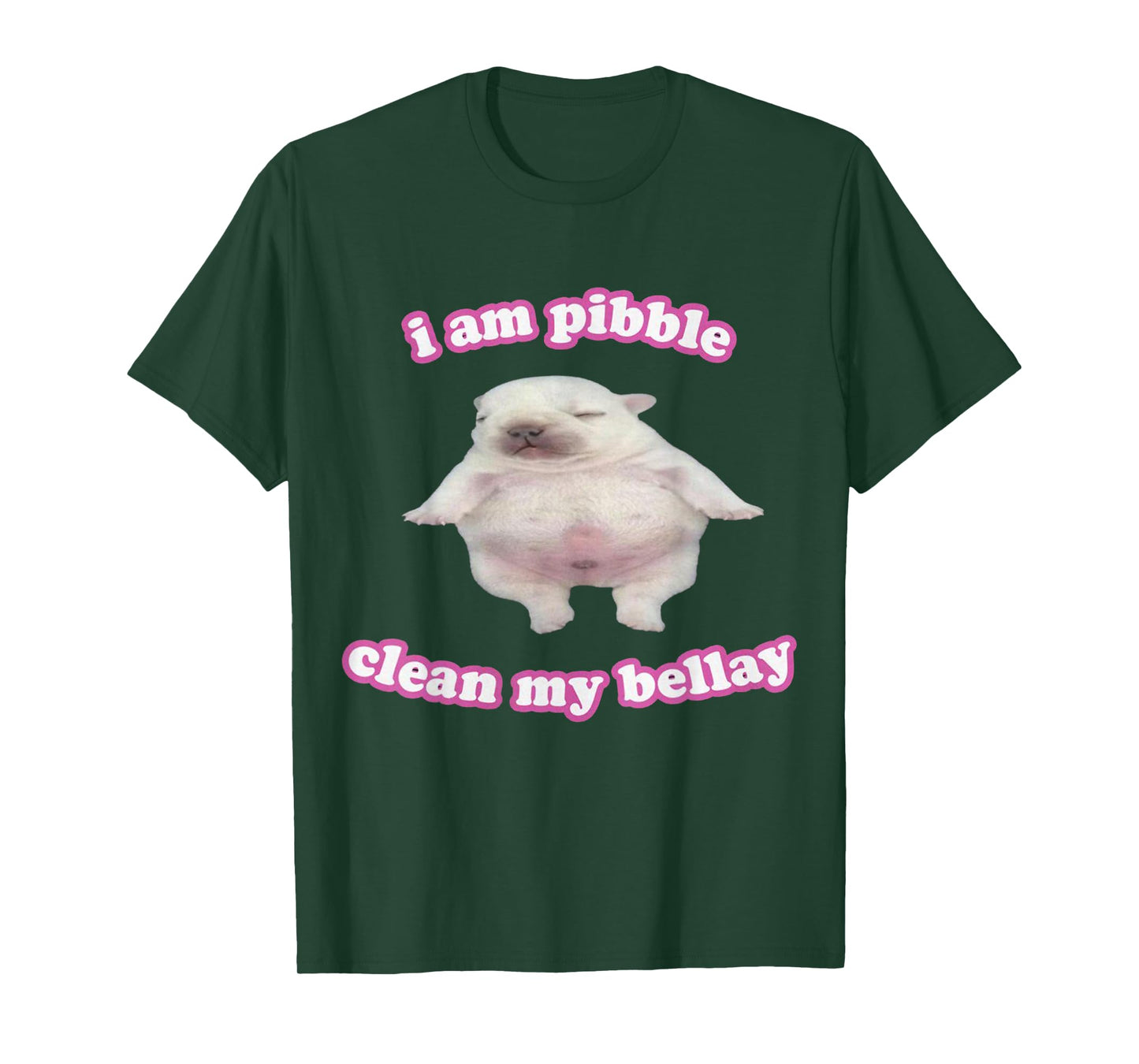 Pink Pibble Dog Meme T-Shirt