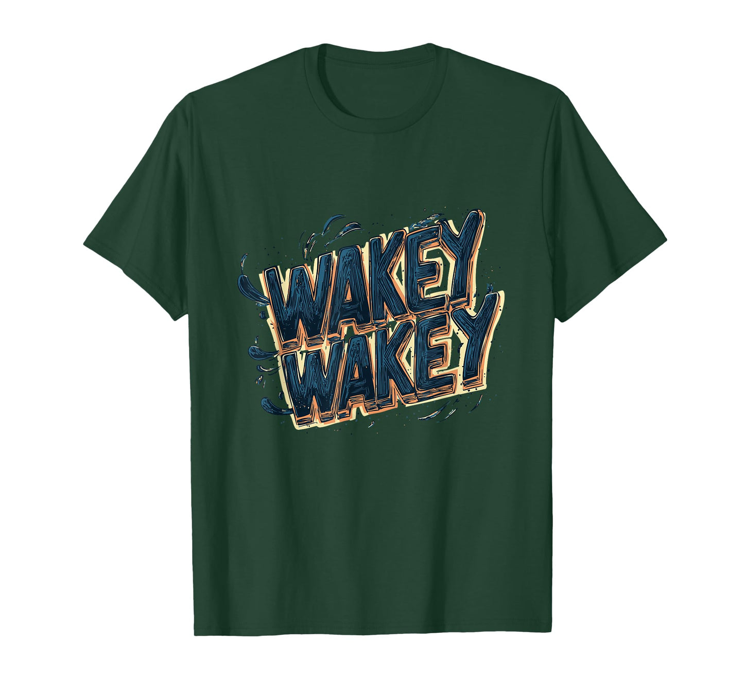 Funny Wakey Wakey Emblem Costume T-Shirt