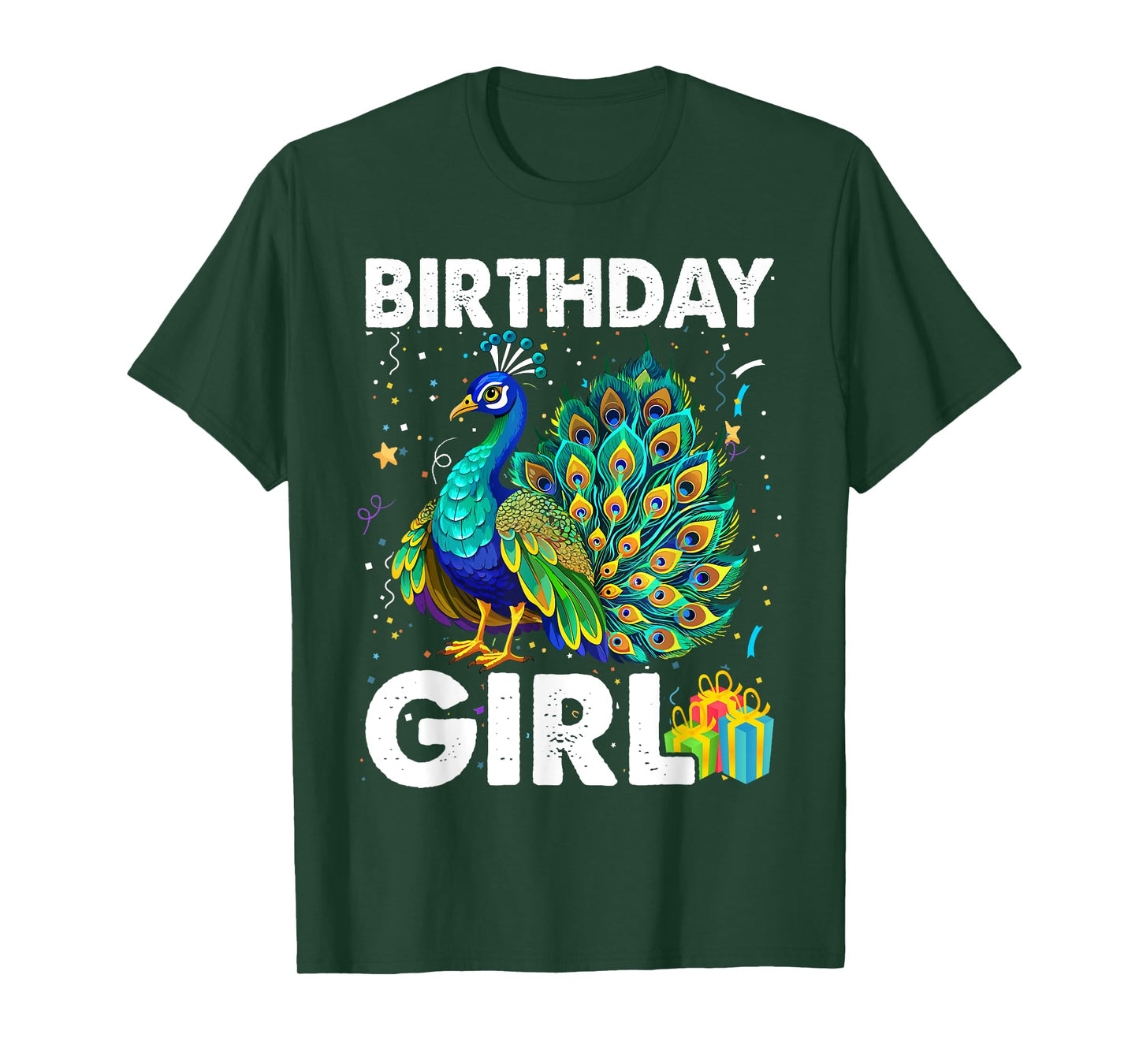 Birthday Girl PEACOCK for Birthday T-Shirt