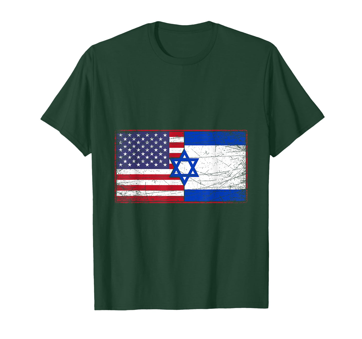 Israeli US Flag Israel T-Shirt