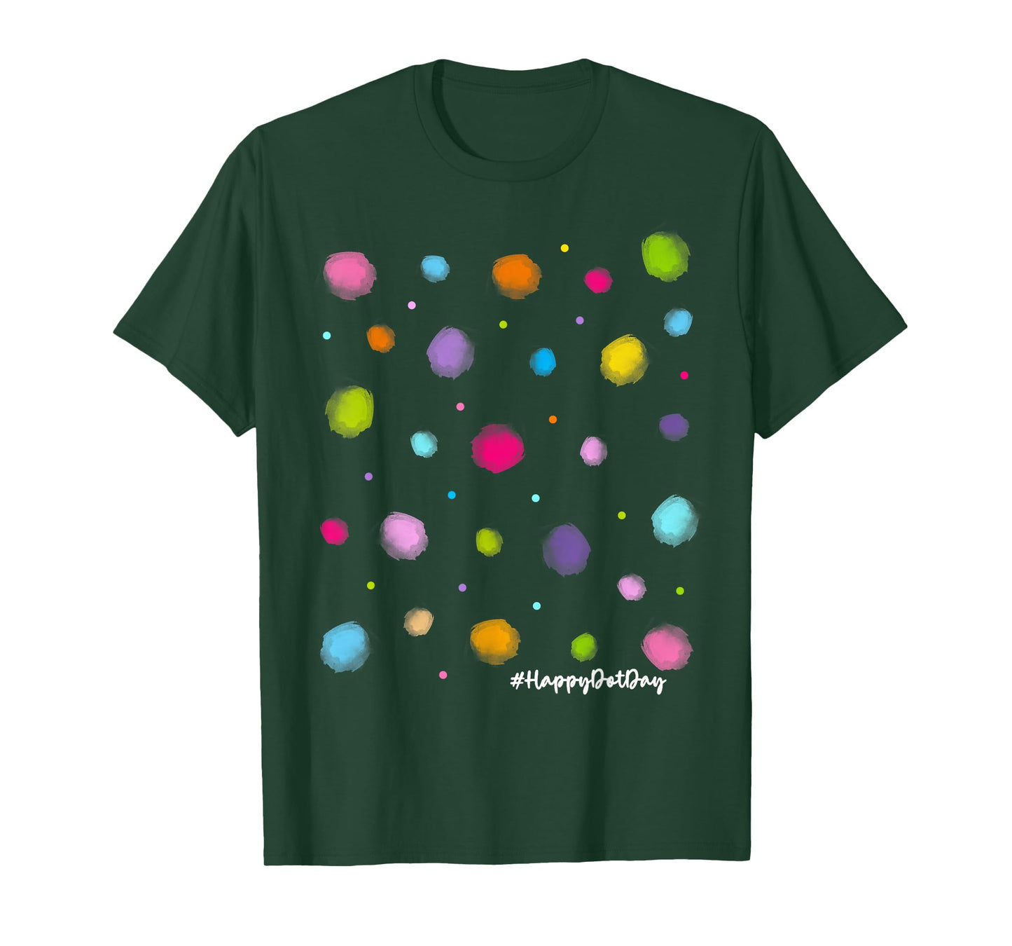 Happy Dot Day 2025 Kids Girls Boys Colorful Polka Dot Day T-Shirt