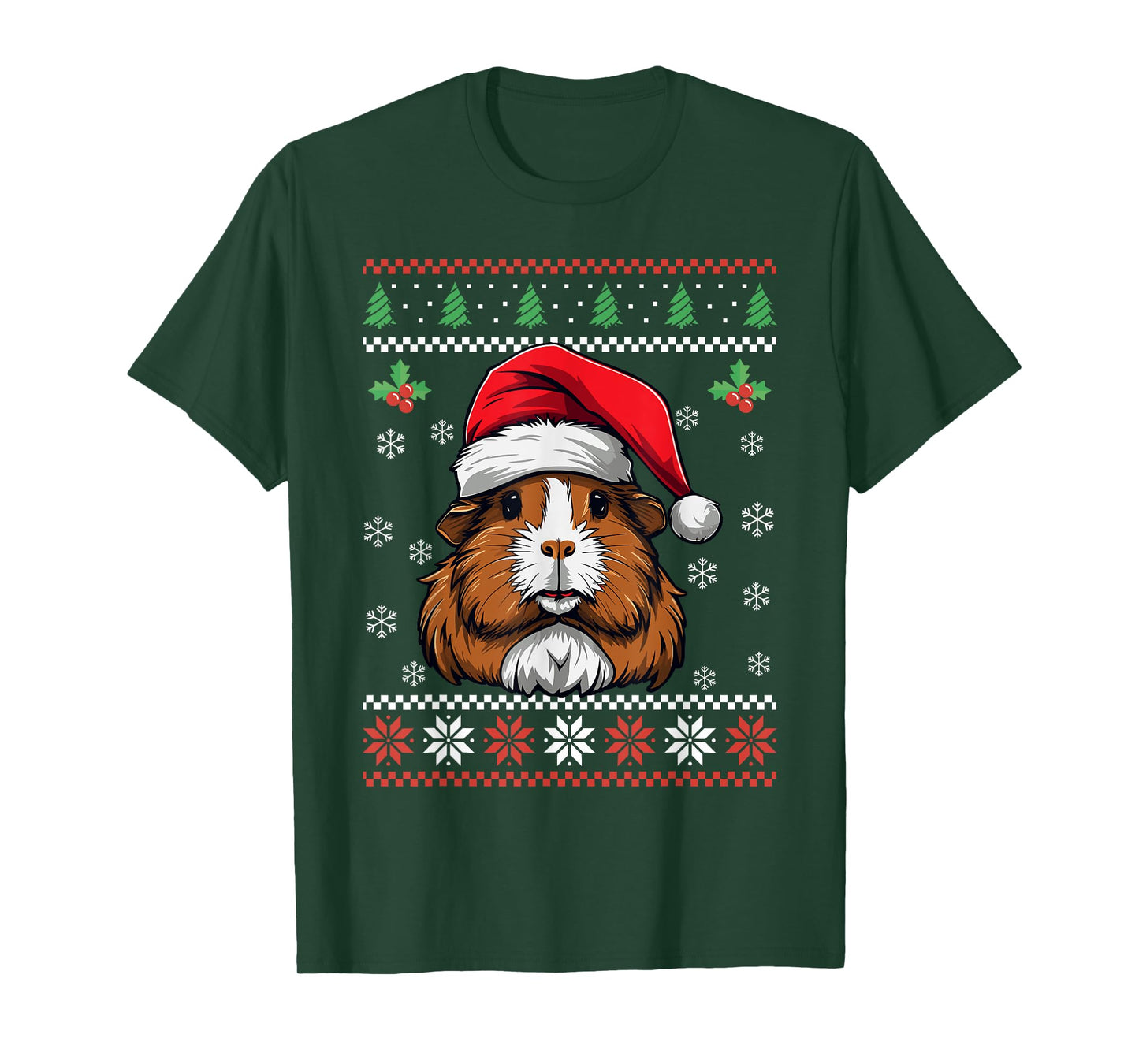 Guinea Pig Ugly Christmas Sweater Xmas for Adults Kids T-Shirt