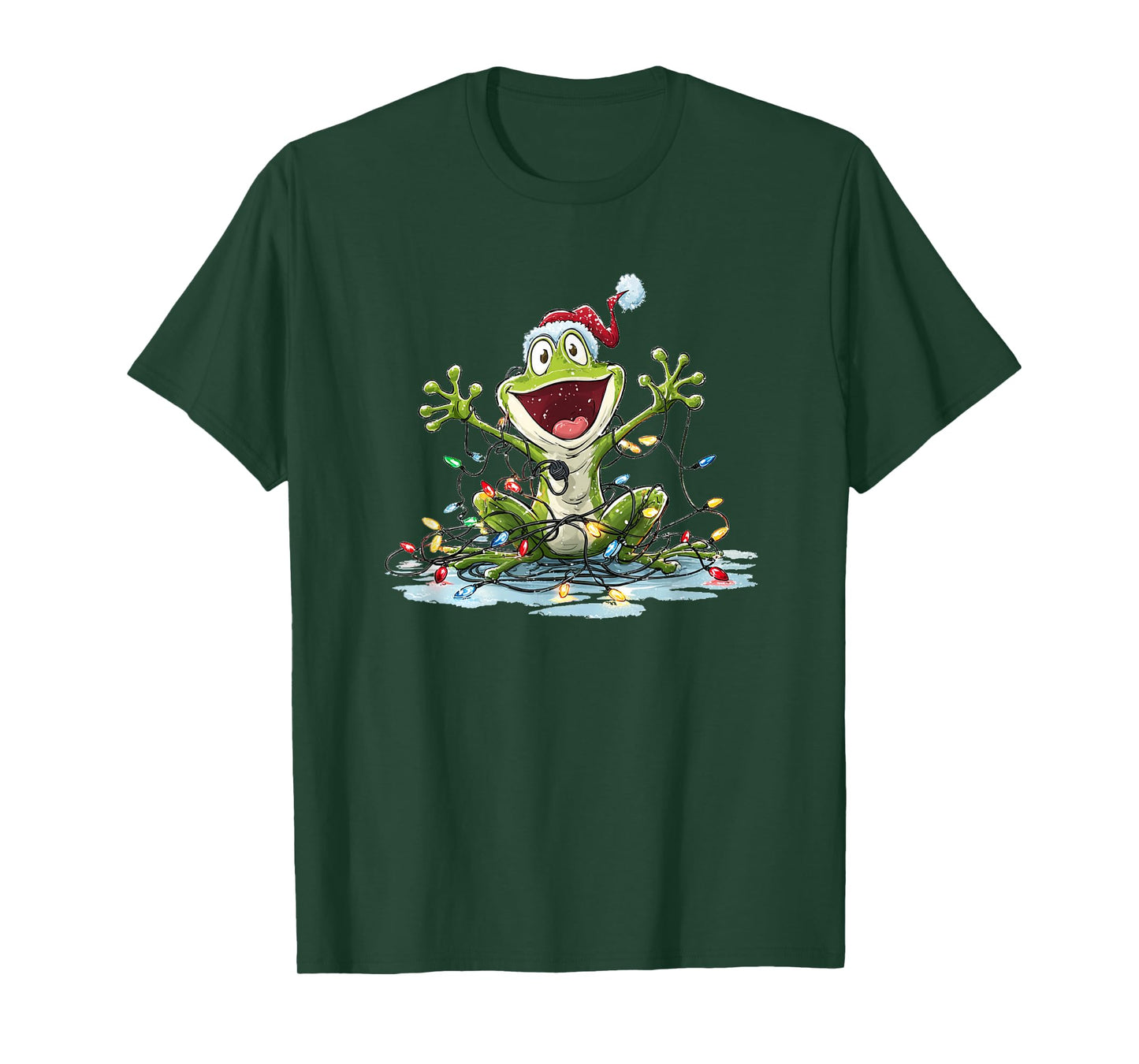 Funny Christmas Frog Costume for Boys and Girls T-Shirt