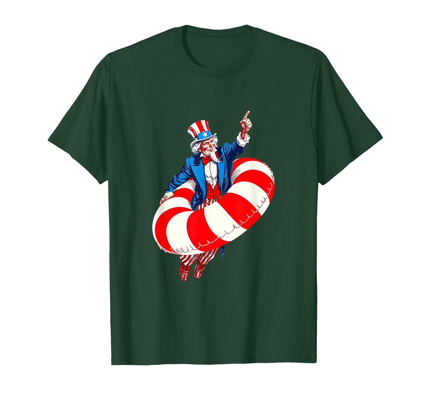Cool American Pool Ring Costume with Uncle T-Shirt