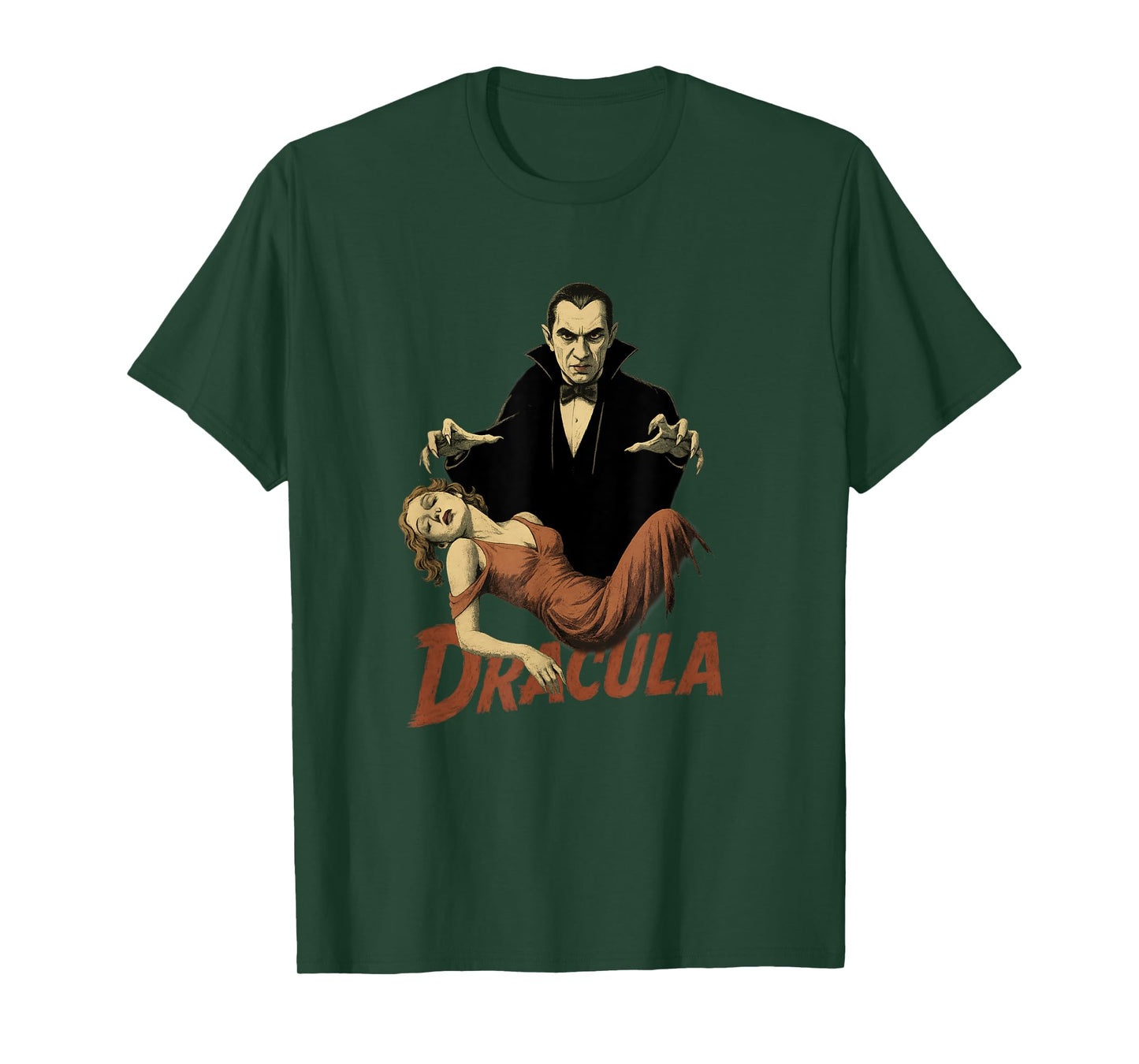 Vintage Dracula Horror Movie - Classic Monster Retro Design T-Shirt