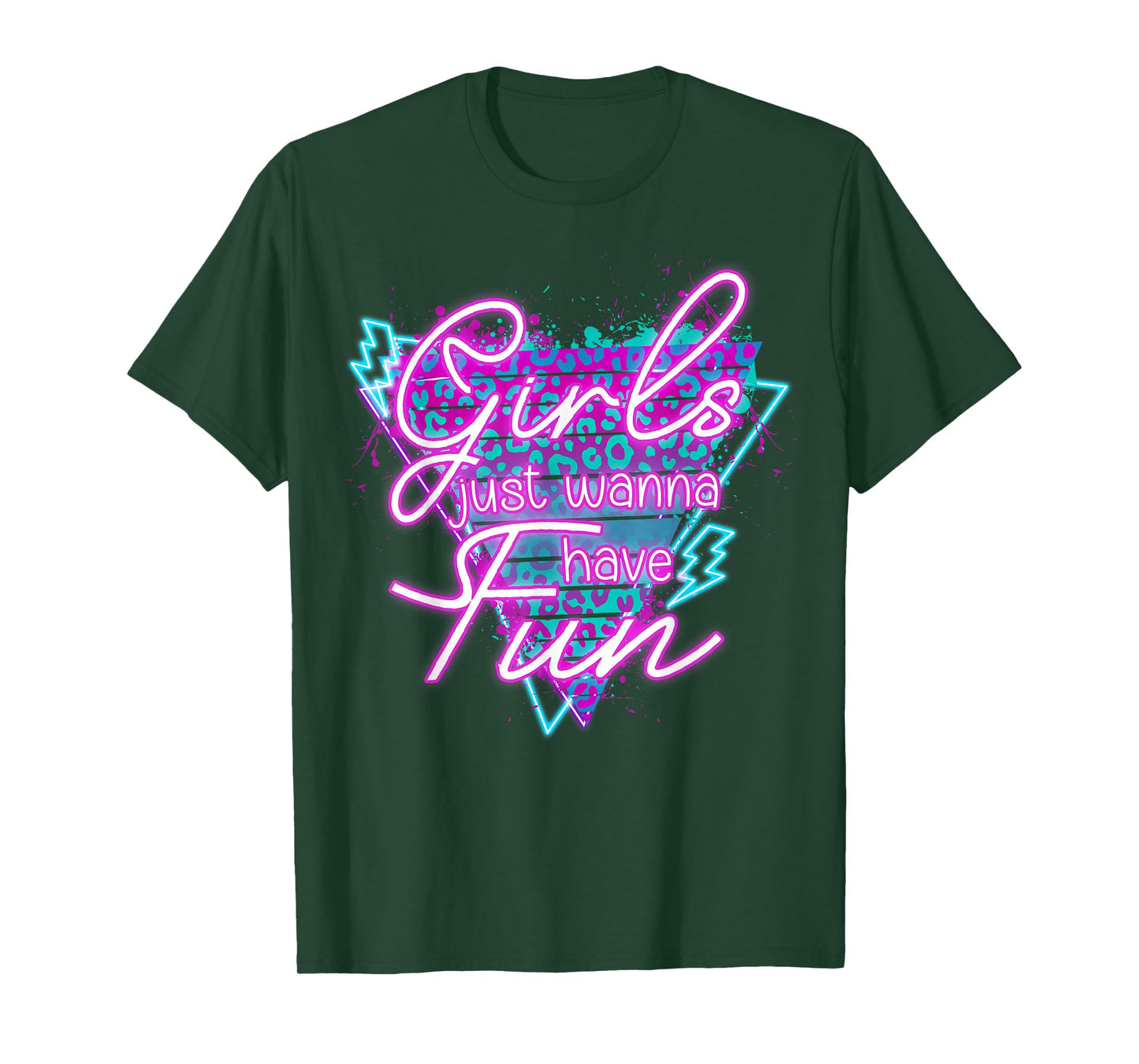 Funny Girls Just Wanna Have Fun Awesome 70's 80's 90's 1980s T-Shirt