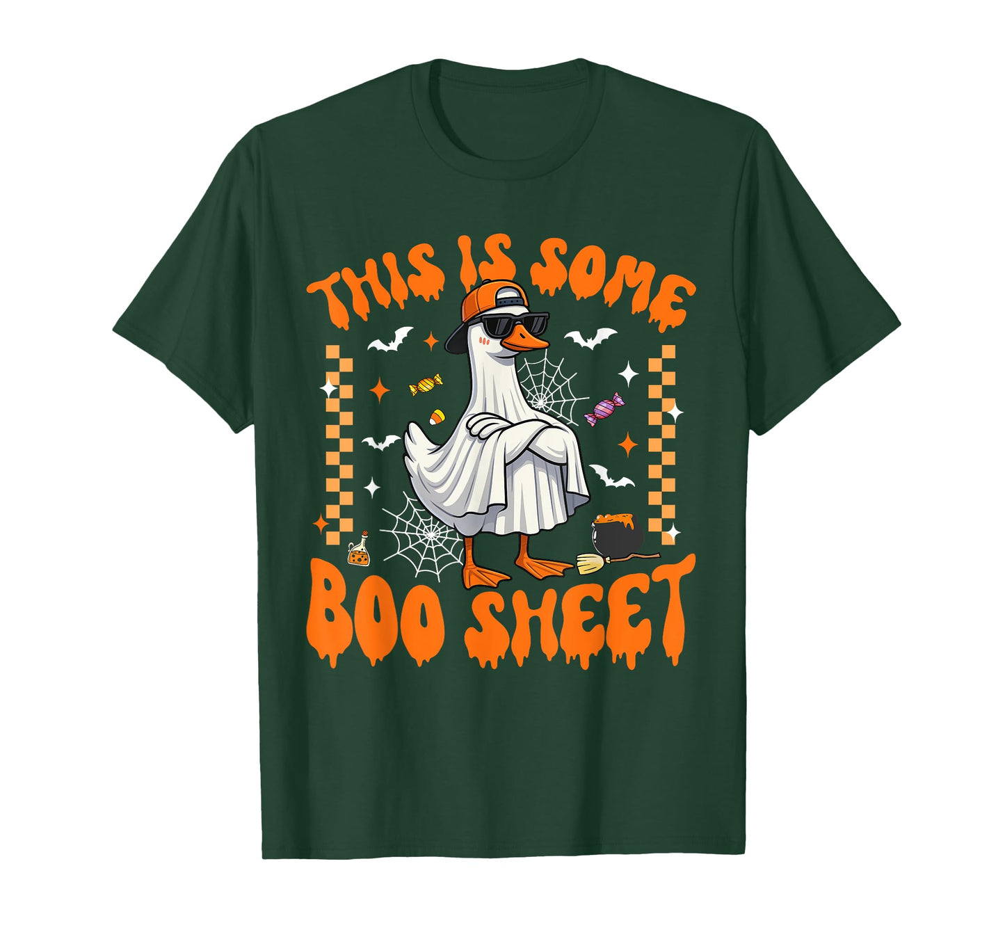 This Is Some Boo Sheet Cool Goose Funny Halloween Men Boys T-Shirt