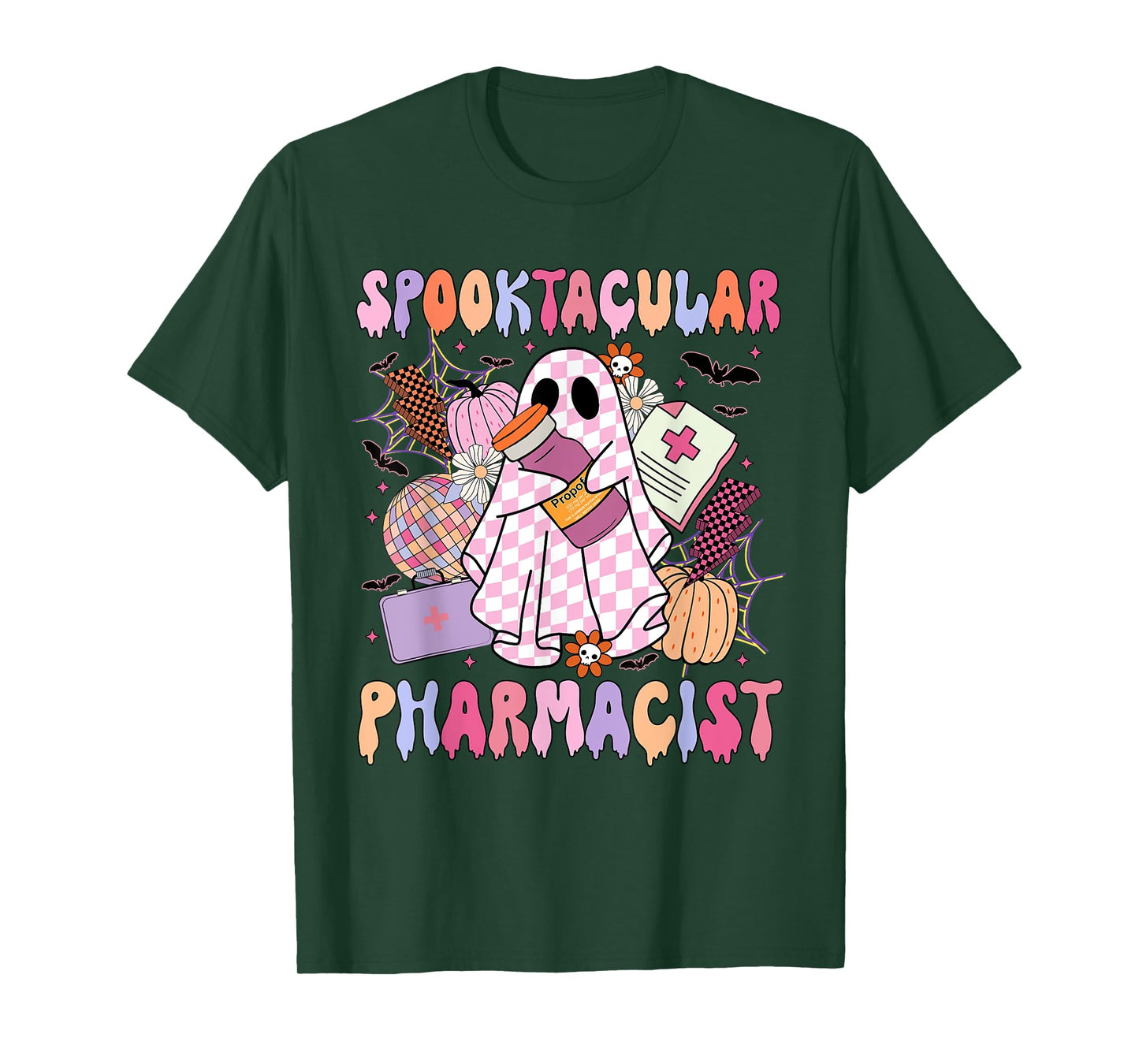 Spooktacular Pharmacist Spooky Halloween Pharmacy Week T-Shirt