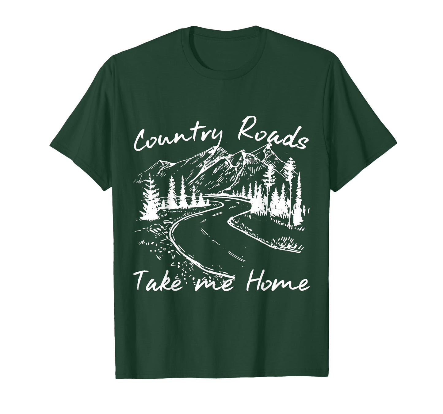 Vintage Country Roads Take Me Home T-Shirt