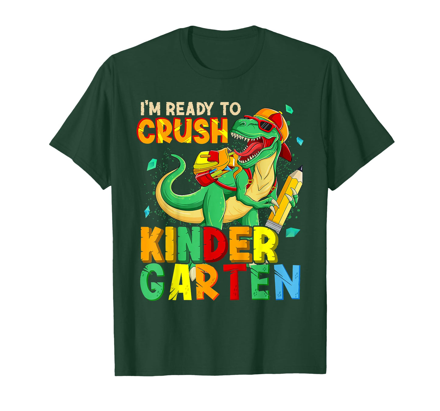 2027 I'm Ready To Crush Kindergarten Dinosaur Boys Kinder T-Shirt