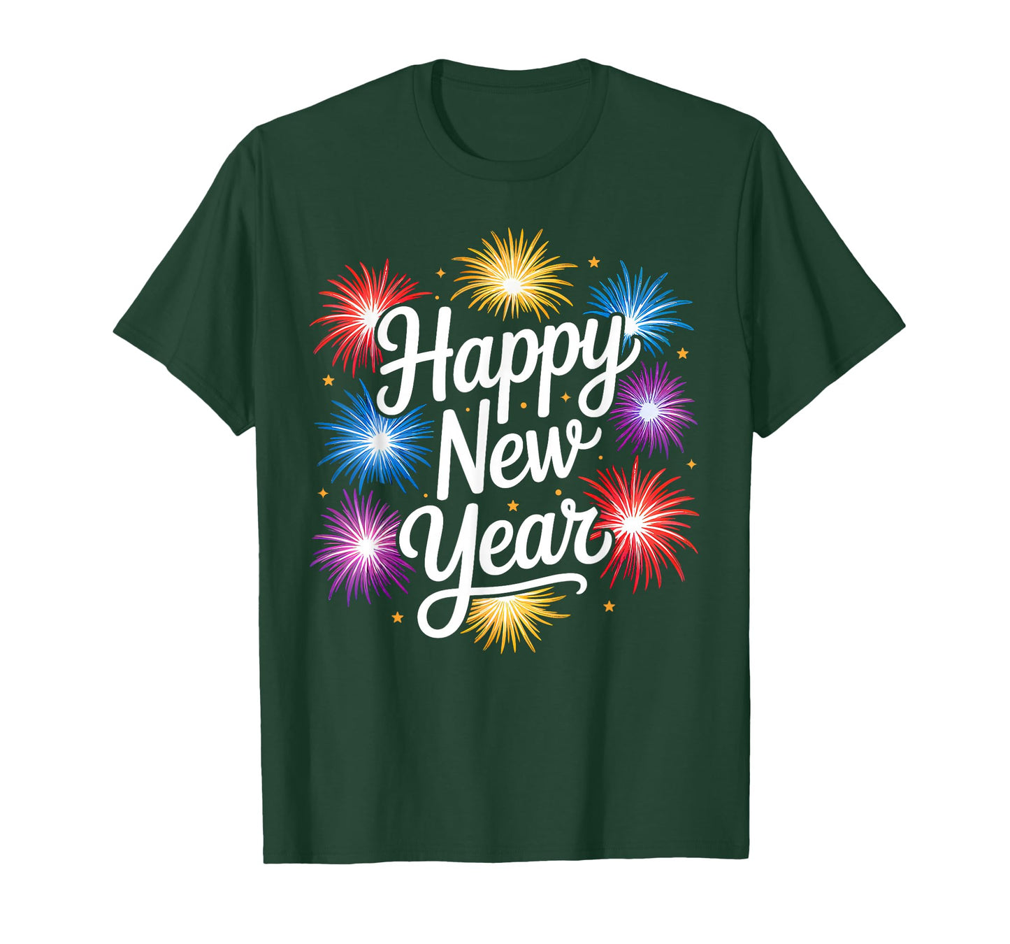 Happy New Year Party Family Matching New Years Eve Fireworks T-Shirt