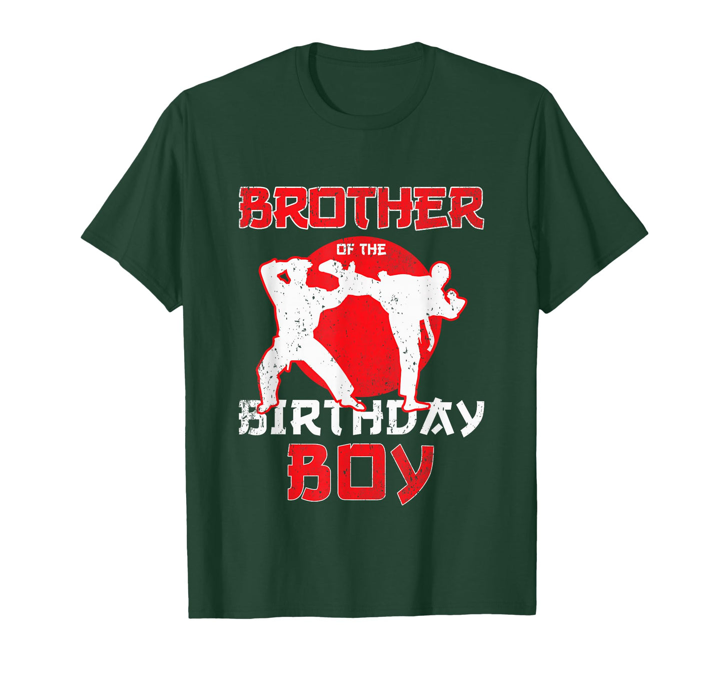 Brother Of The Birthday Karate Taekwondo Boy Martial Arts T-Shirt