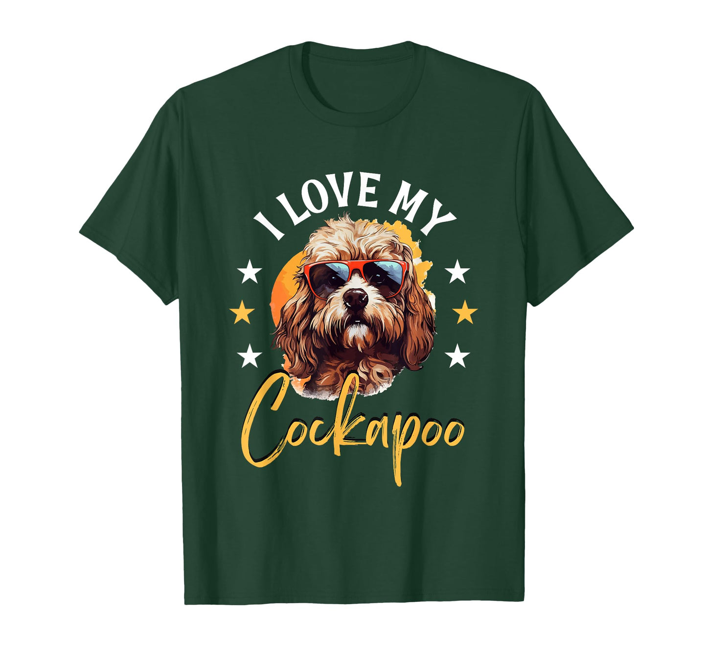 Cockapoo Dog Breed Pet I Love my Cockapoo Men Women Girls Kids T-Shirt
