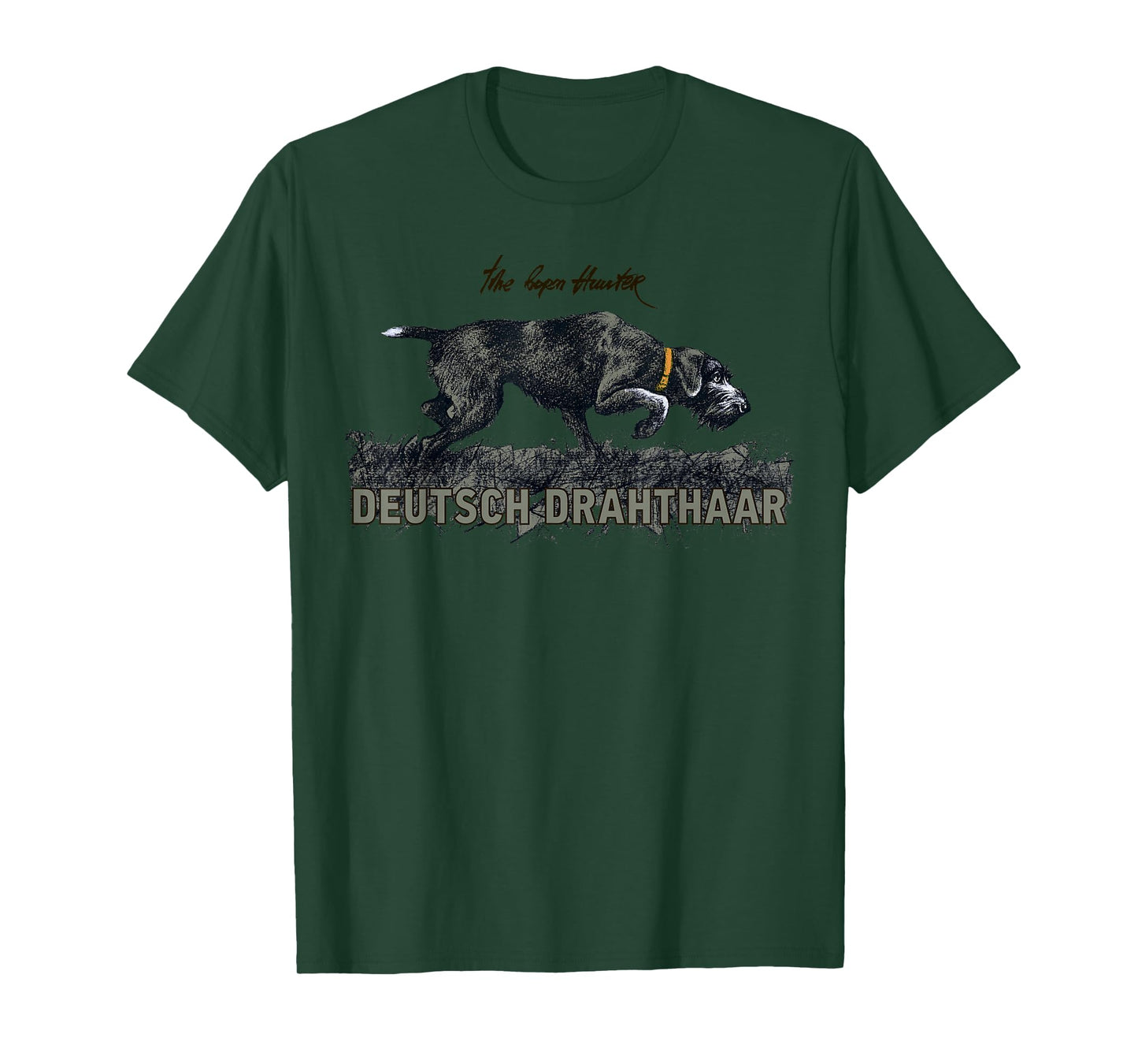 T shirt Deutsch Drahthaar. The born Hunter. T-Shirt