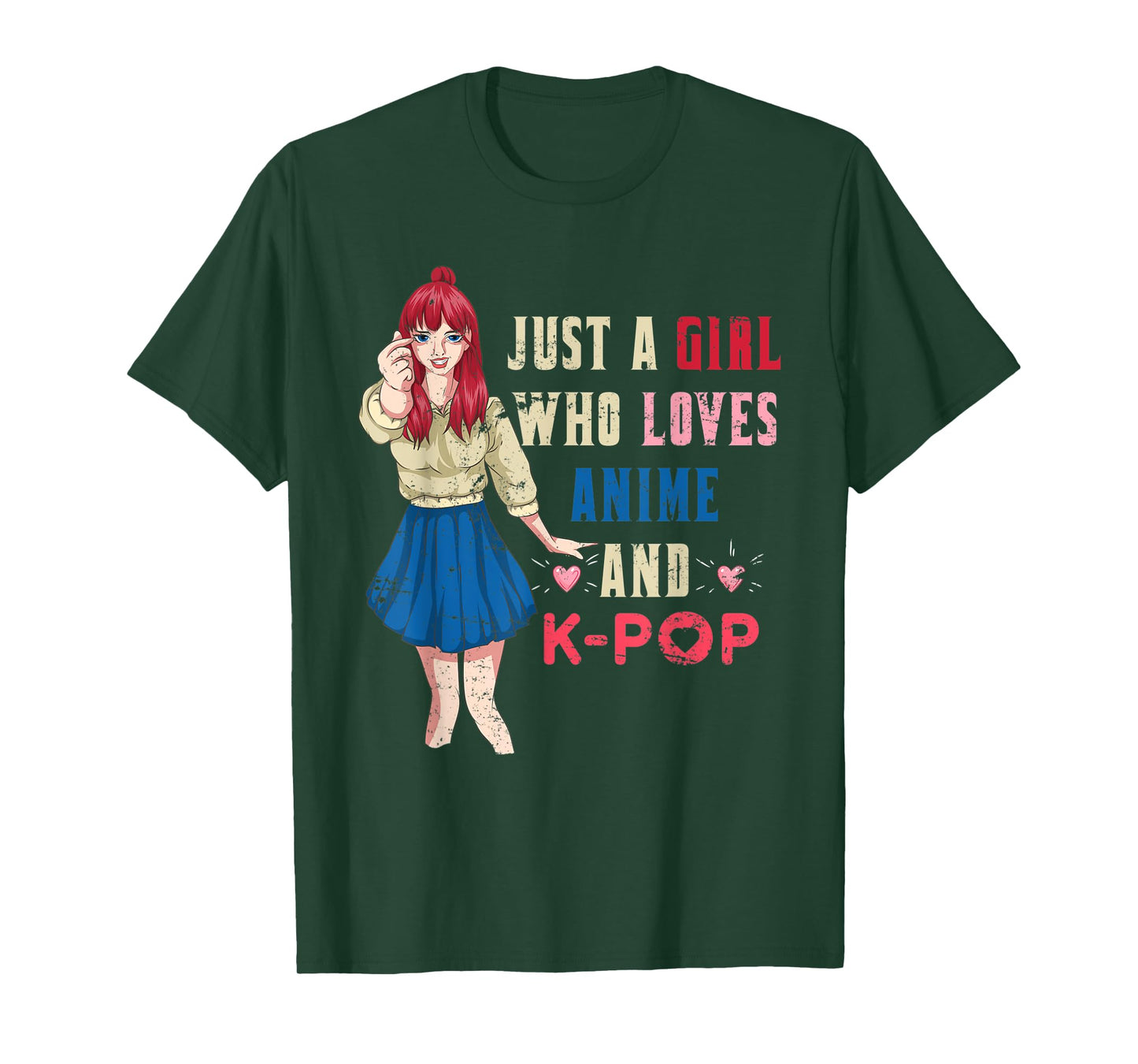 Kpop Korean Culture Otaku Girls Women Manga Kawaii Anime T-Shirt