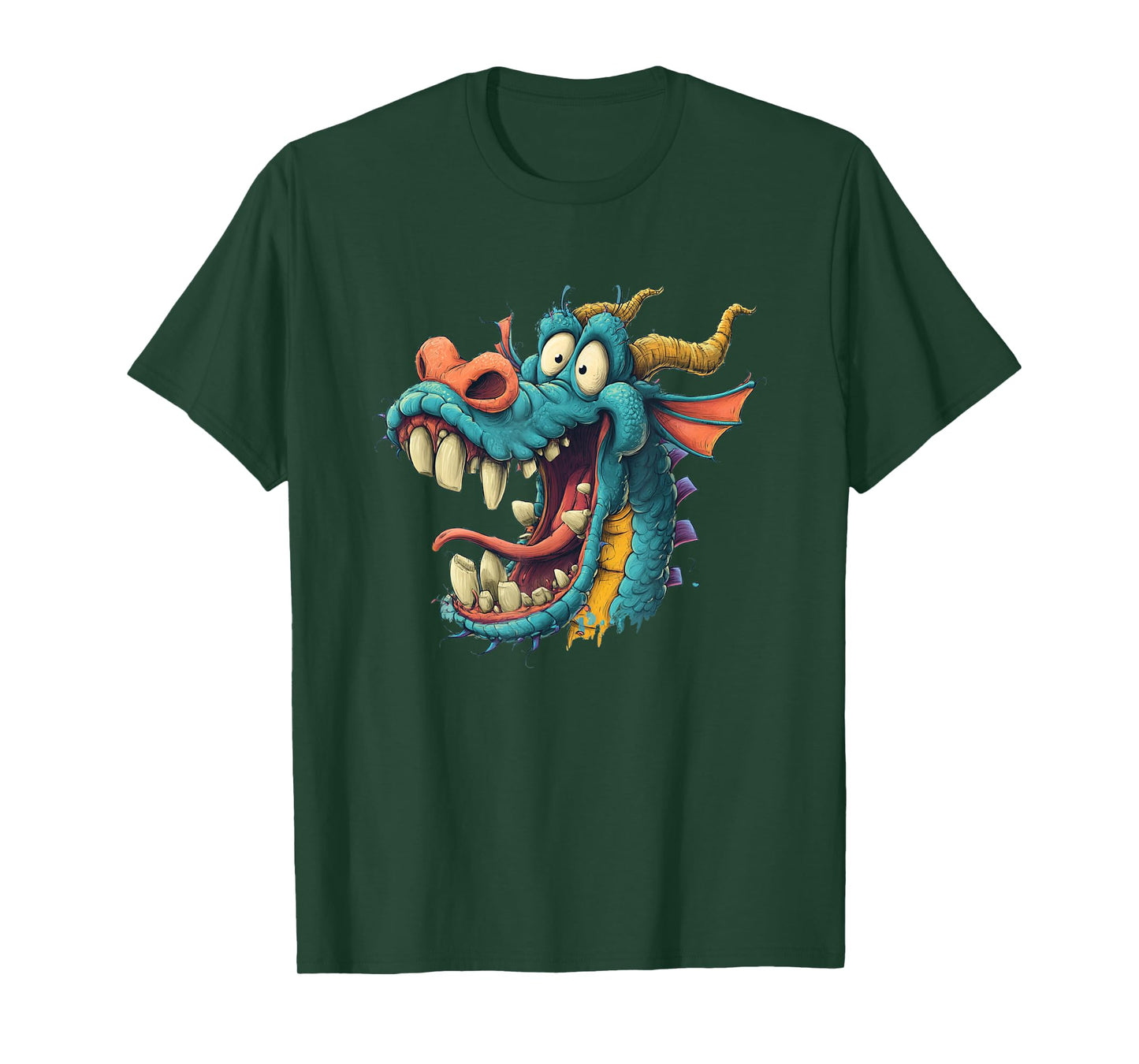 Awesome Dragon Face Costume for Boys and Girls T-Shirt