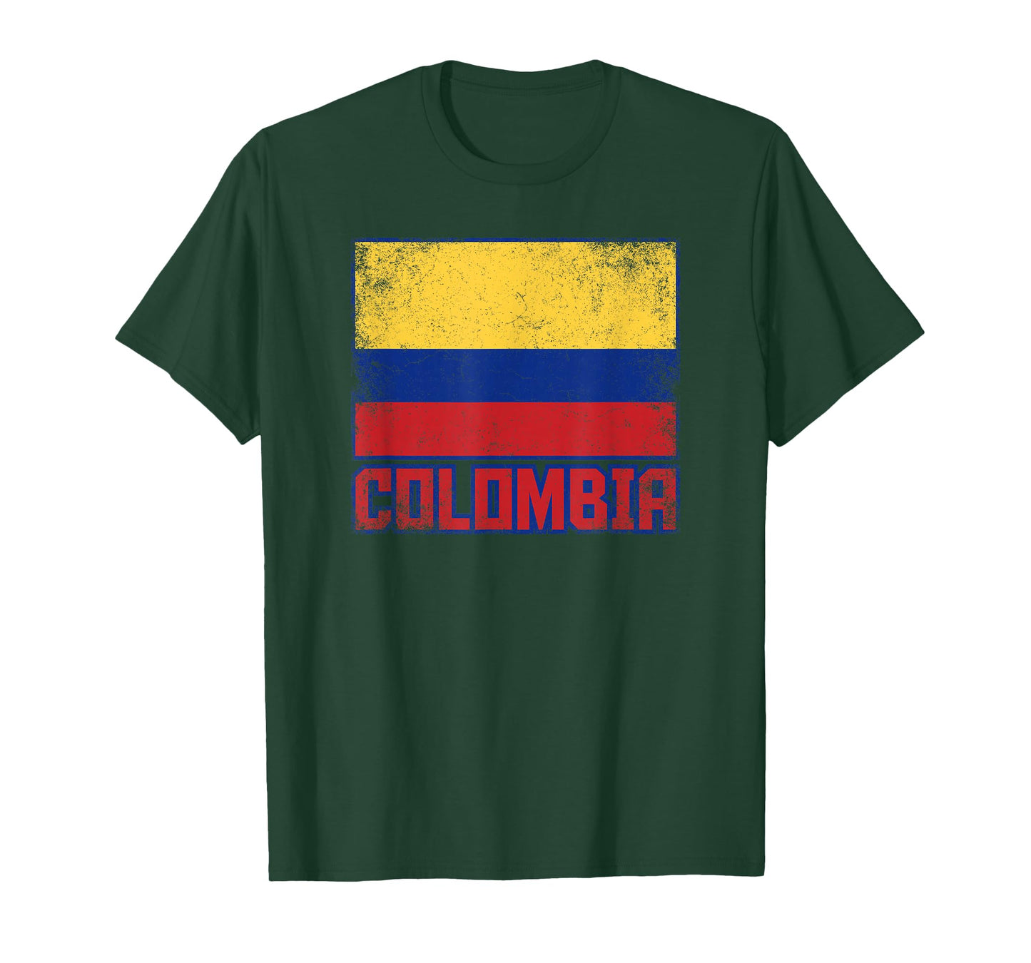 Colombia Flag Vintage Retro Country Colombian Pride T-Shirt