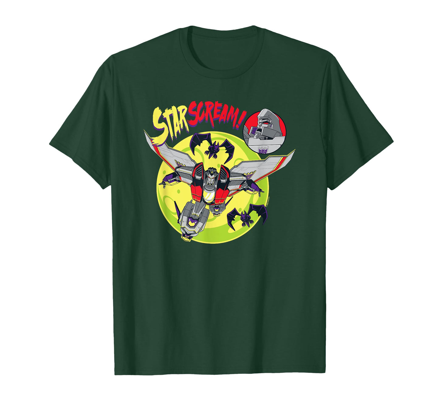 Transformers Evergreen Halloween StarScream! Robot Bats T-Shirt