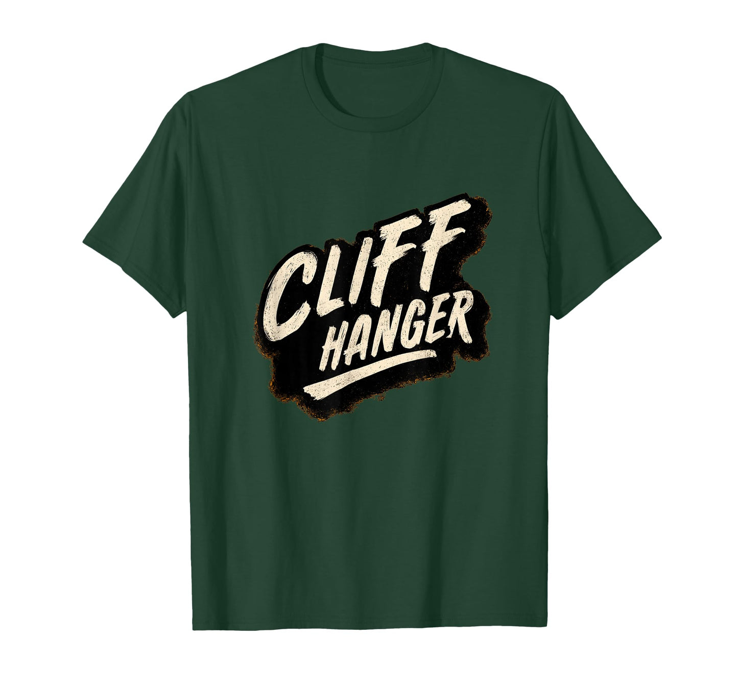 Nice Cliff Hanger Emblem T-Shirt