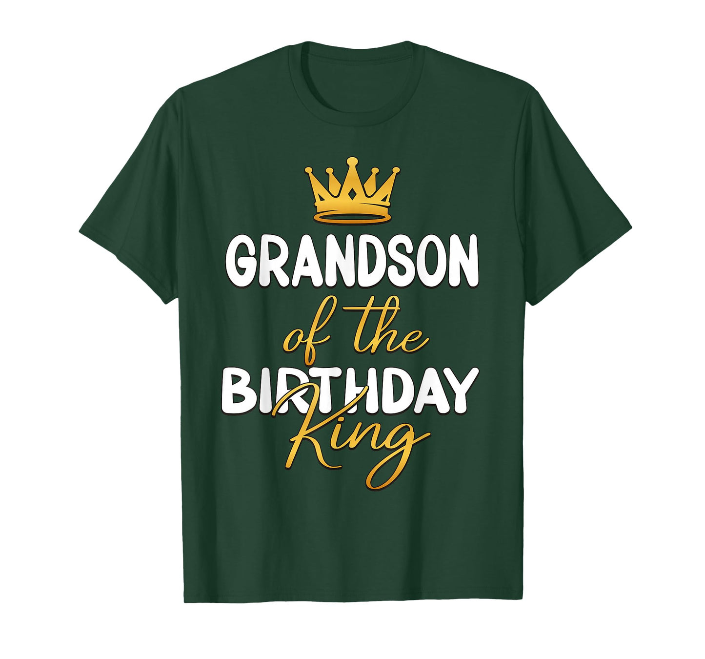 Grandson Of The Birthday King Bday Party Idea For Him T-Shirt