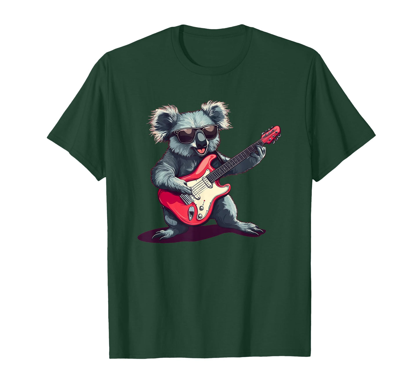 Jamming Koala for a Pretty Cool Music Touch T-Shirt