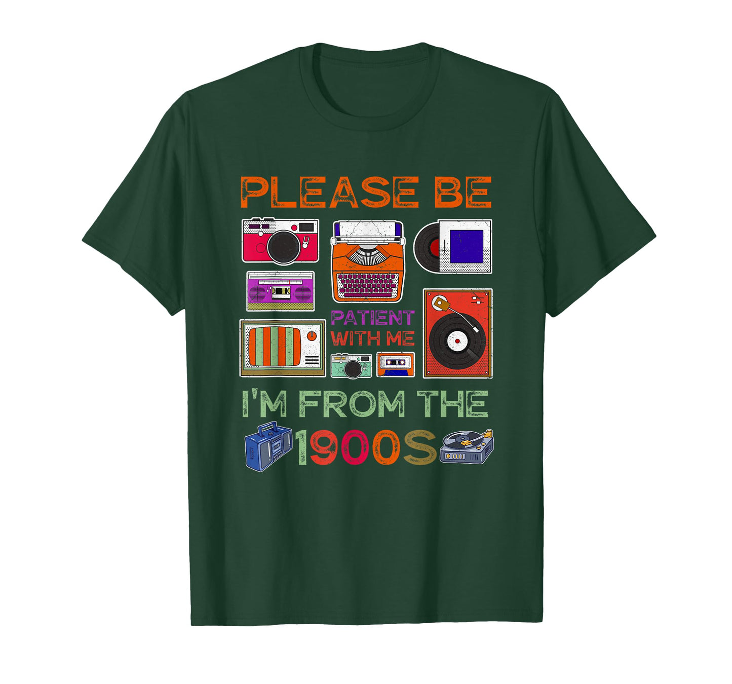 Please Be-Patient With-Me I'm From the 1900s Retro Cassette T-Shirt