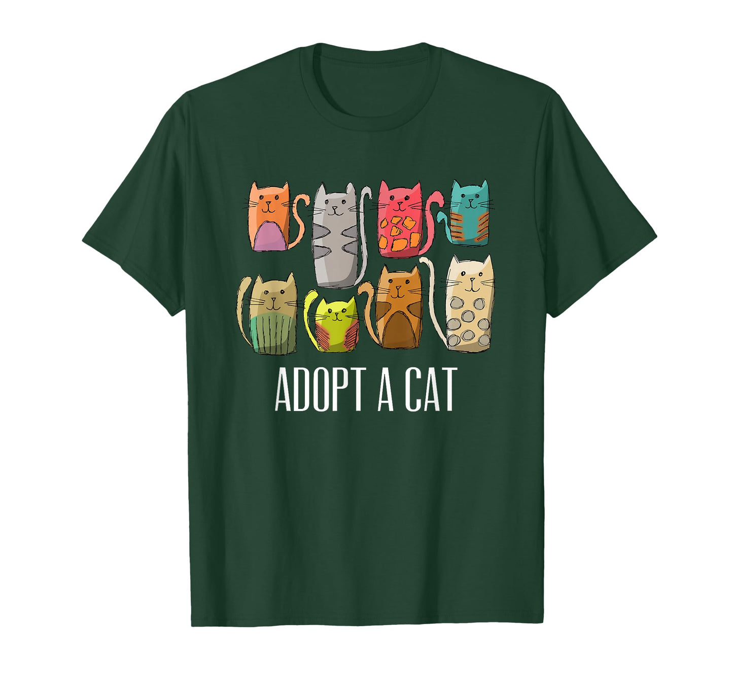 Adopt a Cat Shirt Cat Rescue Cat Adoption T-Shirt