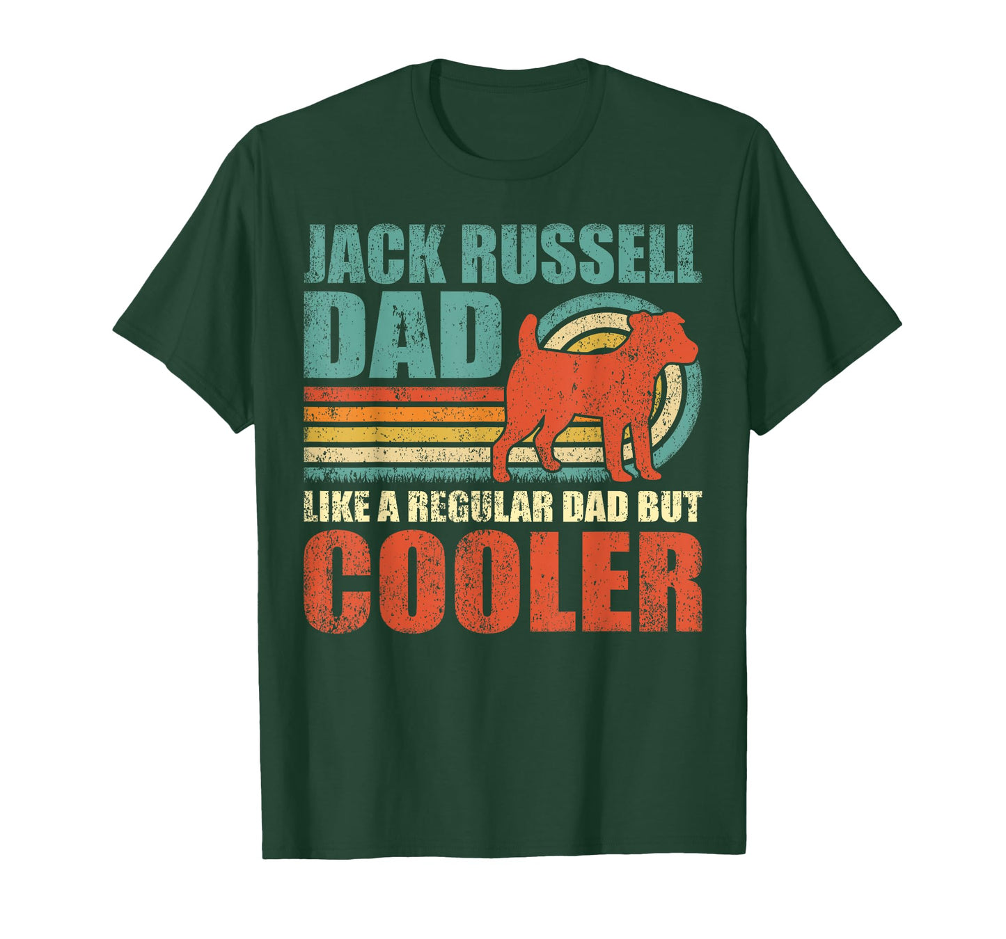 Jack Russell Dad Like A Regular Dad But Cooler Father's Day T-Shirt