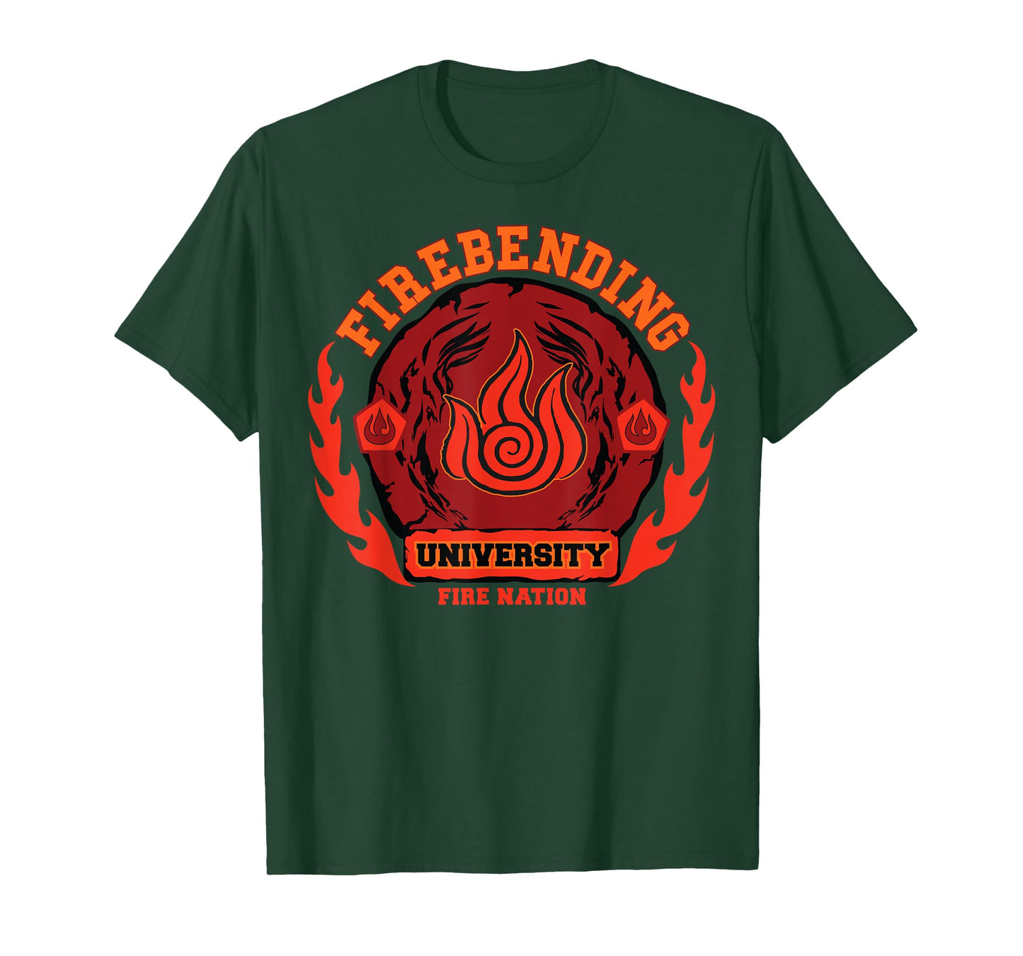 Fire bending University Logo Fire Nation T-Shirt