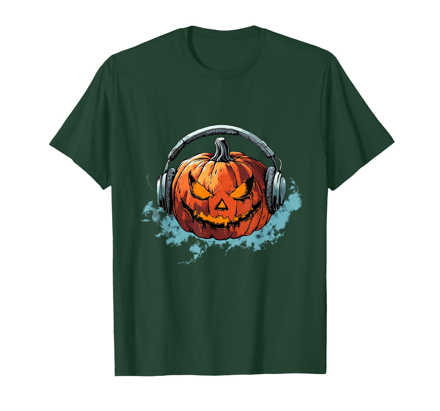 Groovy Pumpkin in Headphones for a Halloween Jam T-Shirt