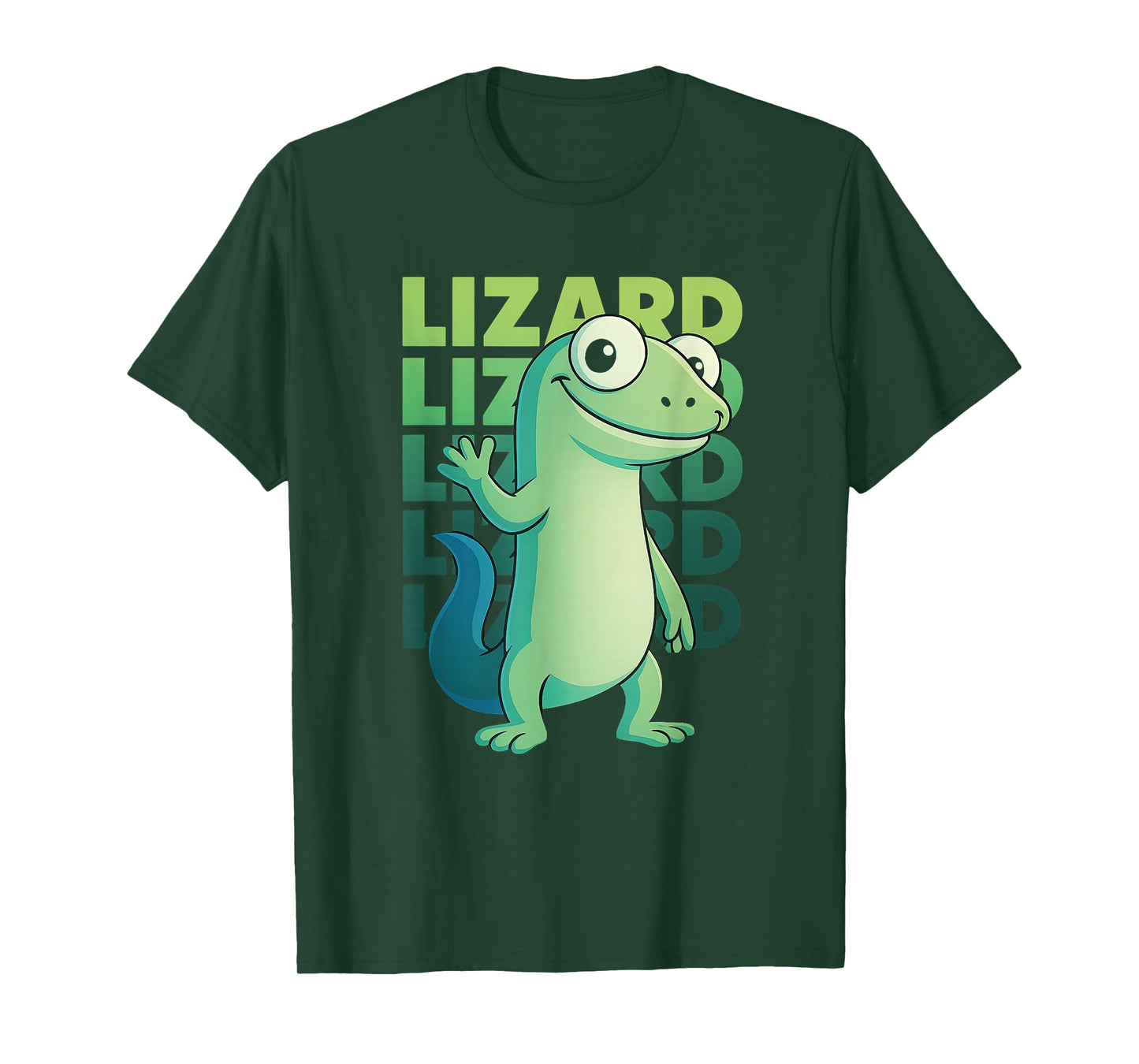 Funny Weirdcore Lizard Meme Derpy Reptile Animal Humor T-Shirt
