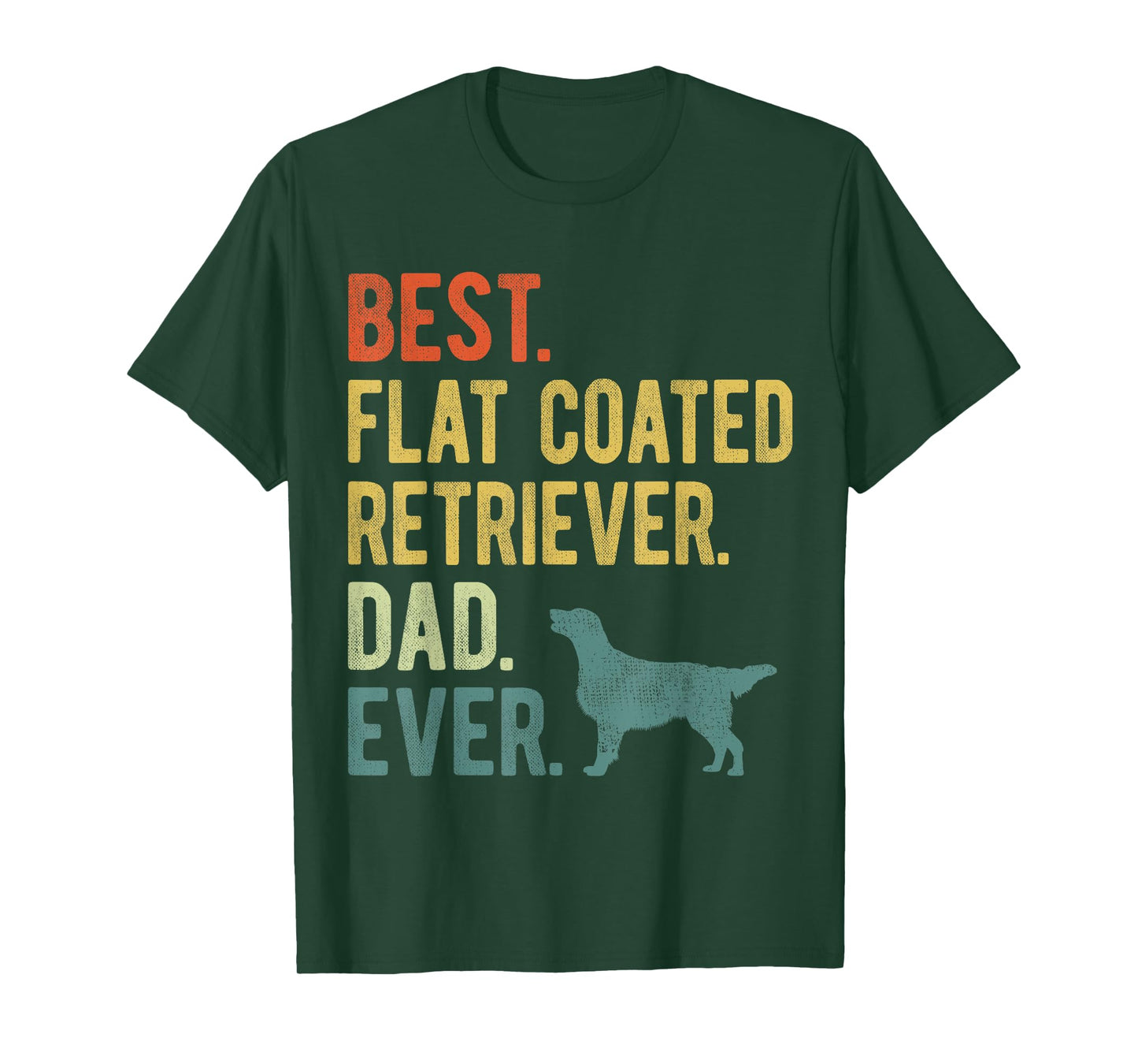 Best Flat Coated Retriever Dad Ever Dog Daddy Father's Day T-Shirt