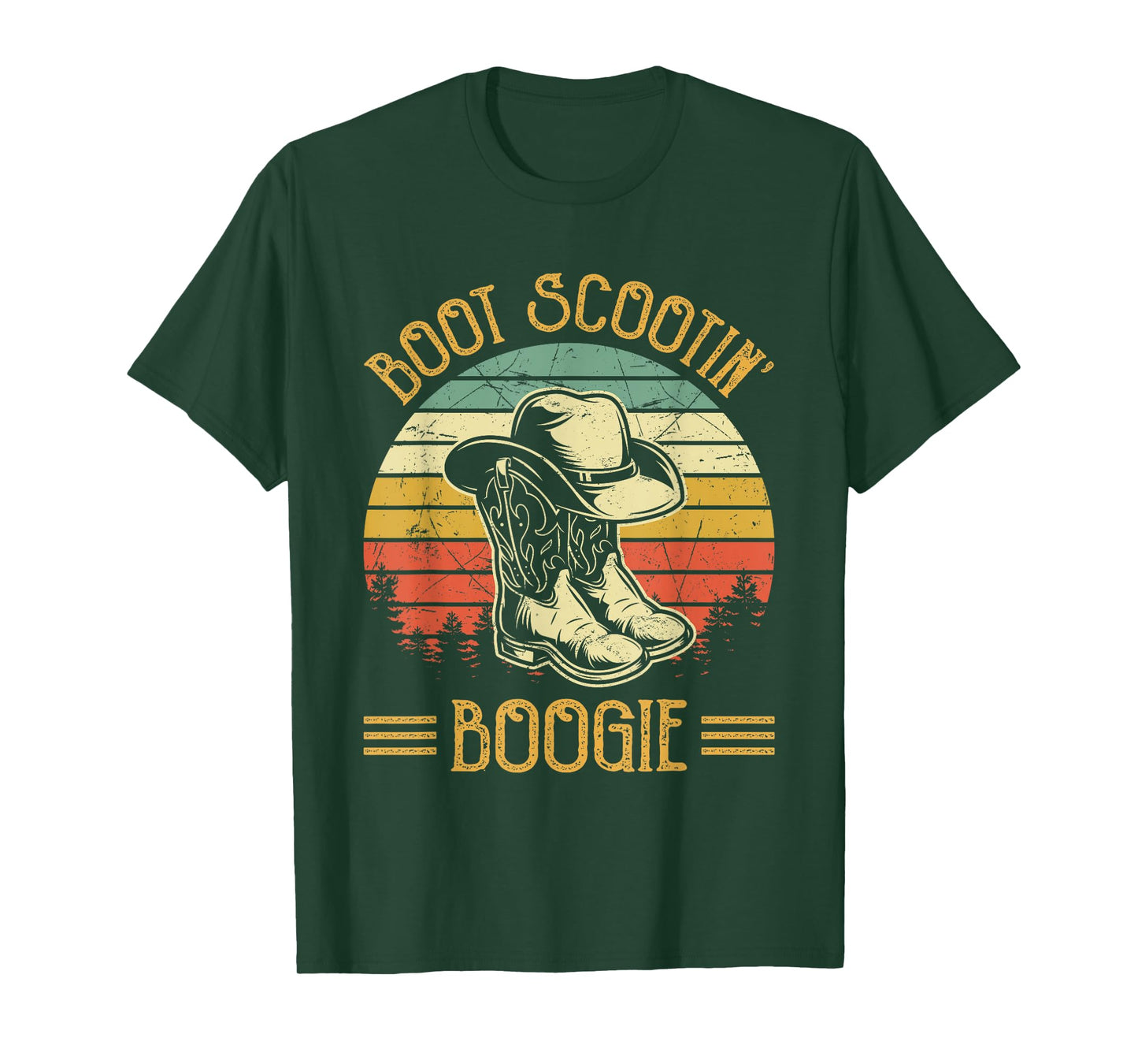 Cowboy Boots Boot Scootin’ Boogie TShirt Southern Western T-Shirt