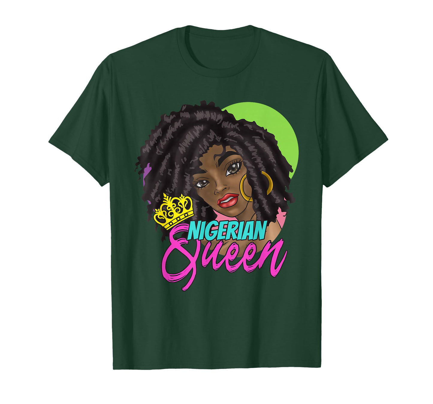 Nigeria Nigerian West Africa Proud Princess Queen Girl Woman T-Shirt