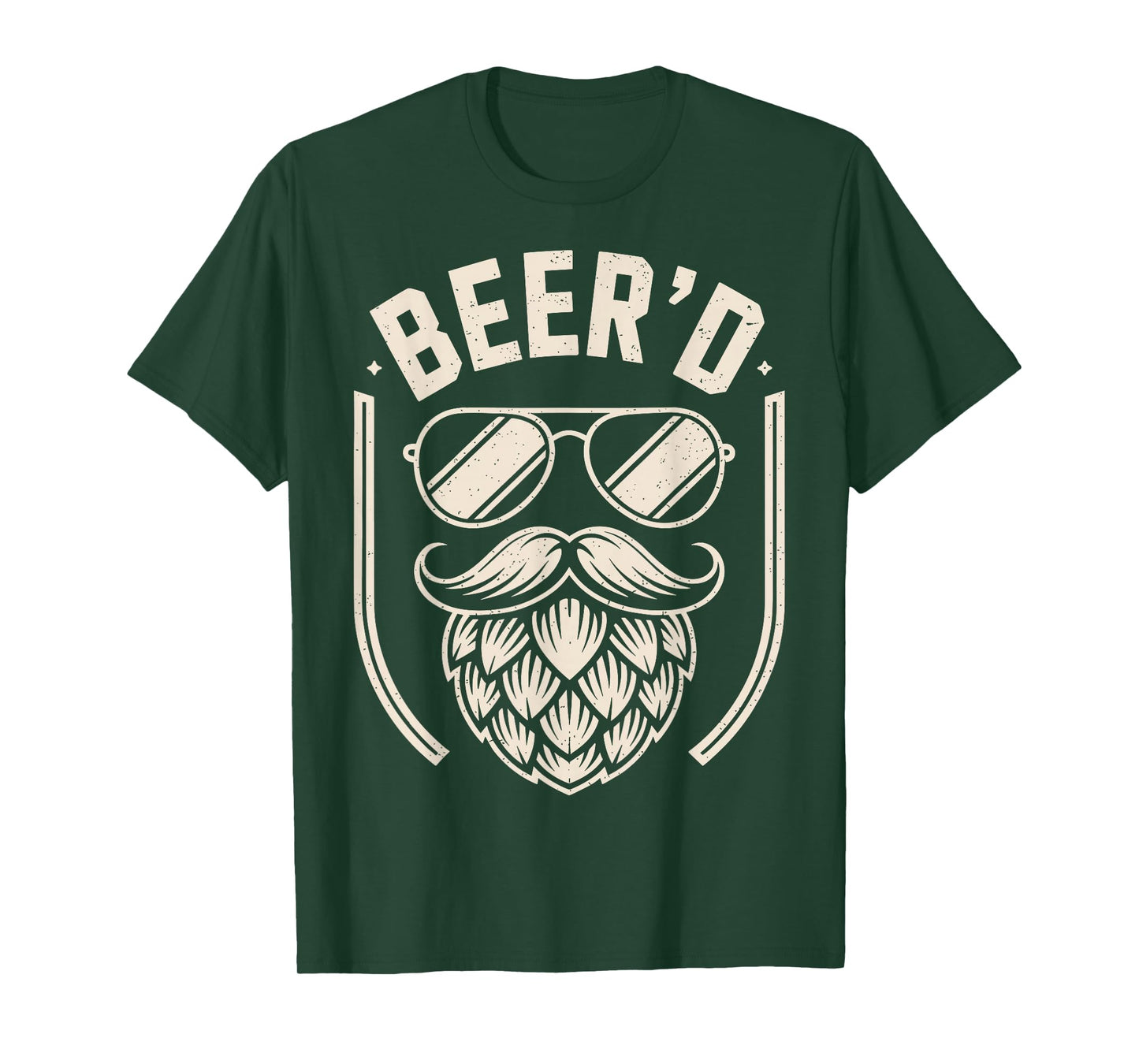 Beer'd Hop Bearded Funny Craft Beer Drinking IPA Lover T-Shirt