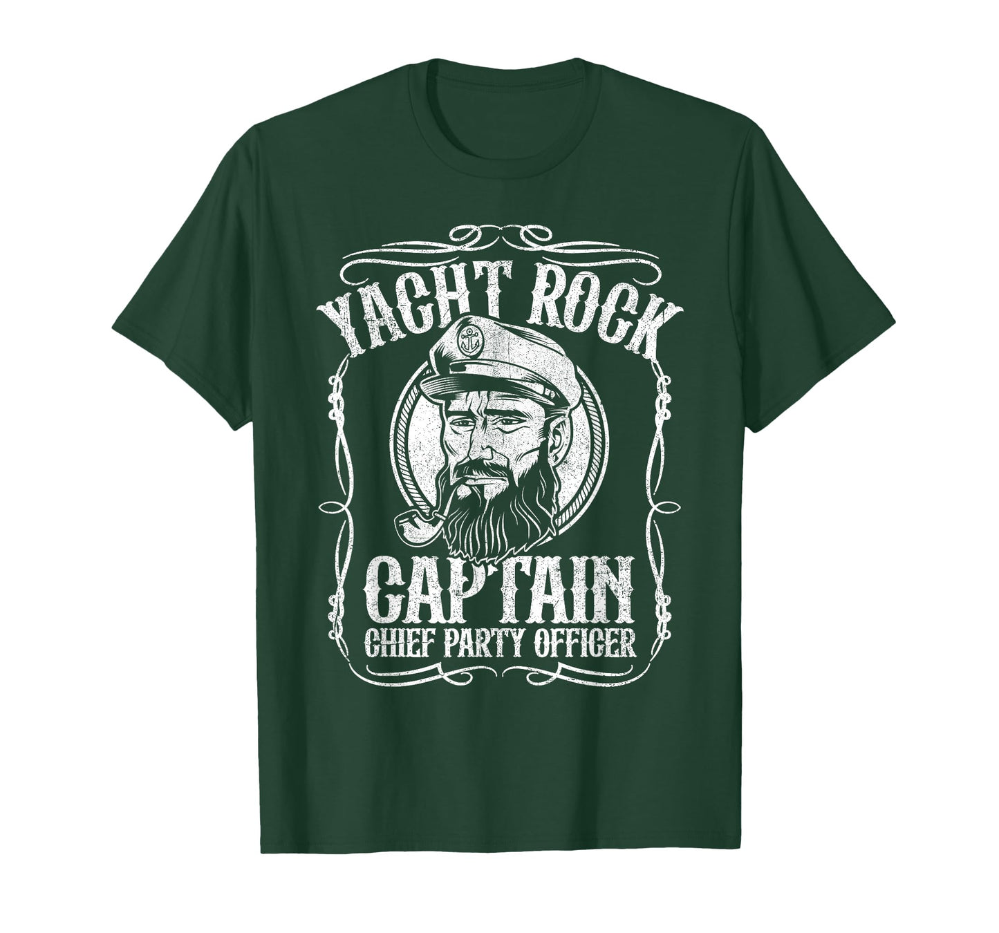 Funny Yacht Rock Captain Pontoon Boat Party Music Boating T-Shirt