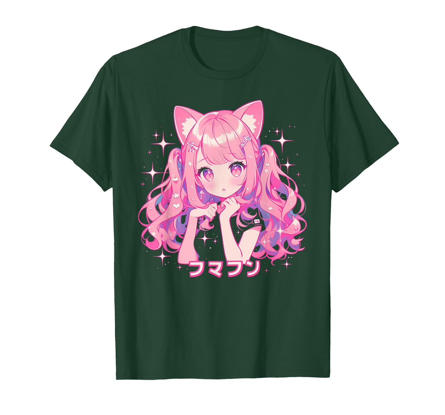 Goth Grunge Demon Anime Girl Waifu Horror Alt Aesthetic T-Shirt