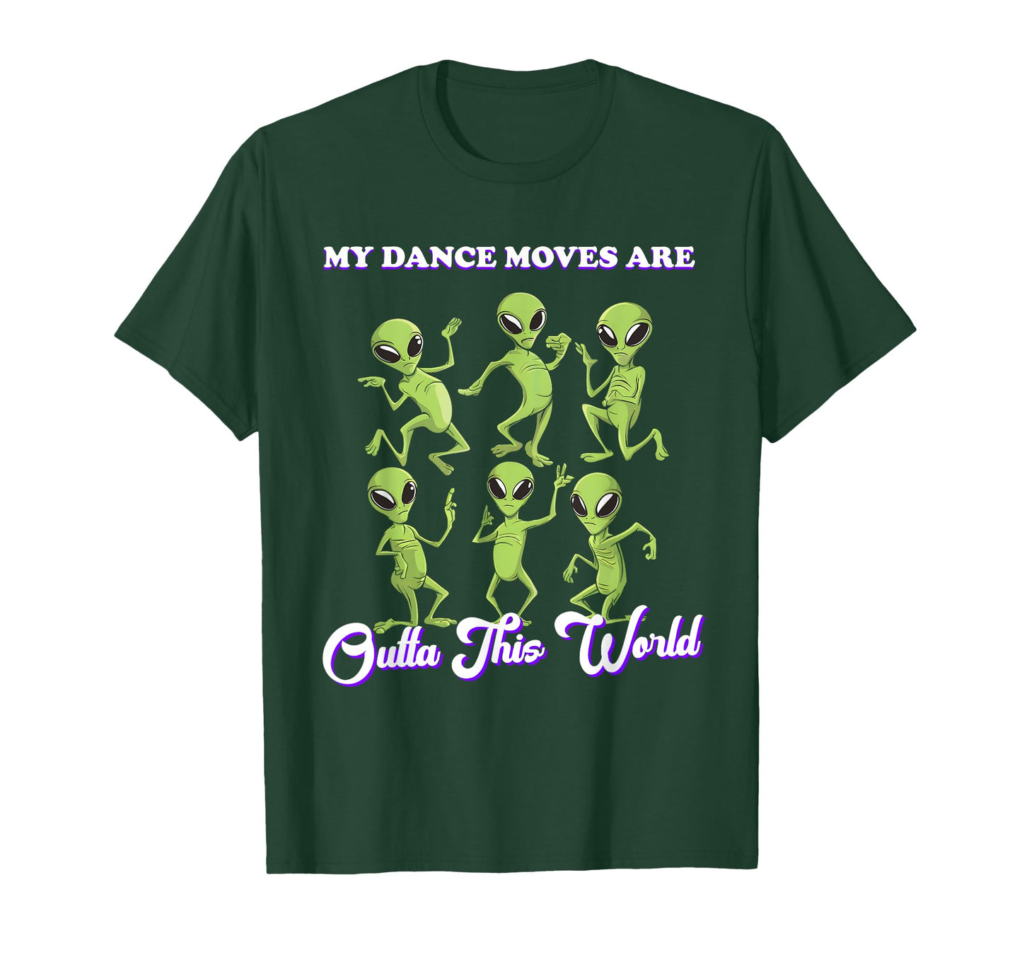 Aliens Dancing Dance Alien Flossing Funny Dance Moves Kids T-Shirt