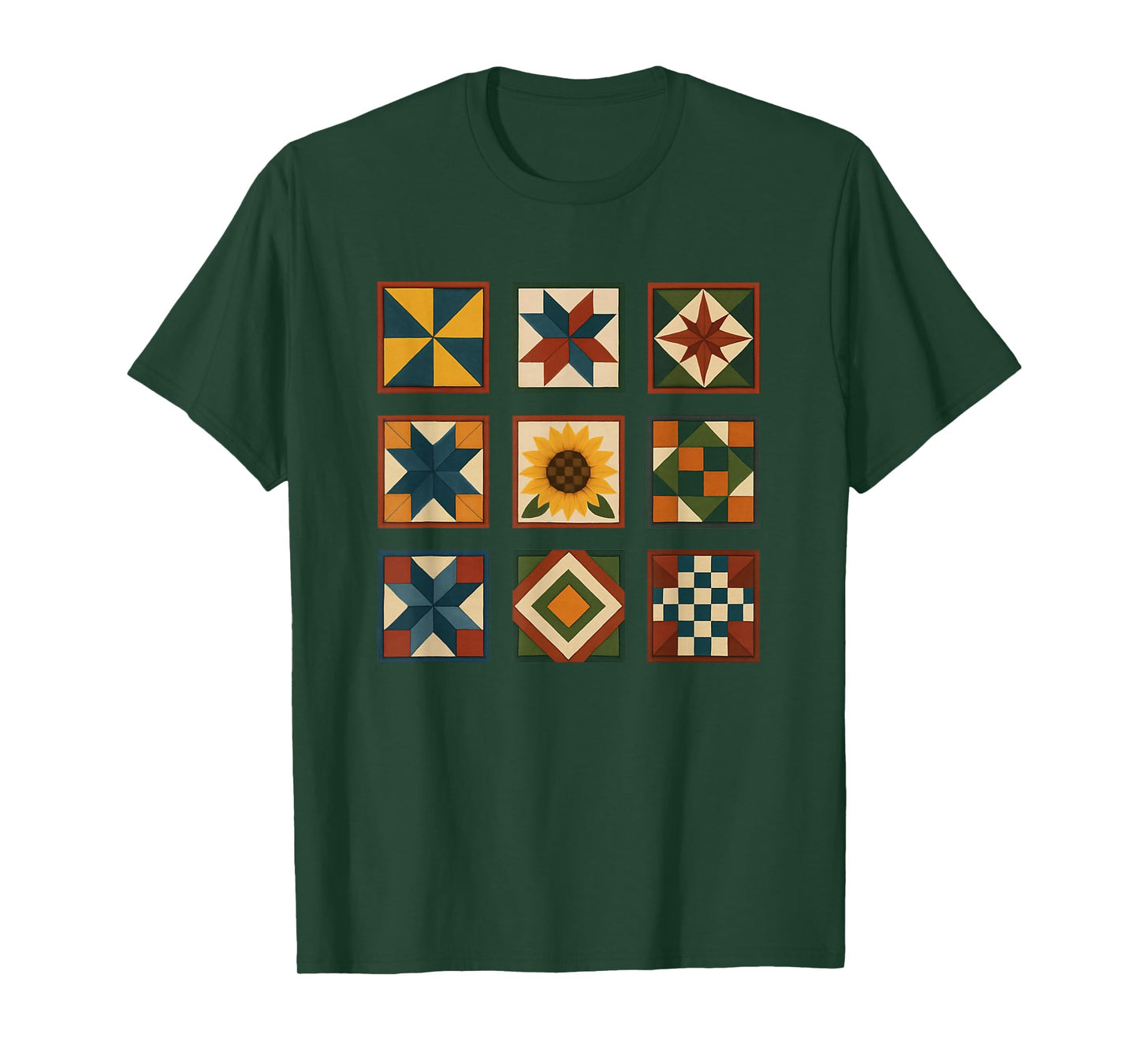 Barn Quilt Aesthetic T-Shirt