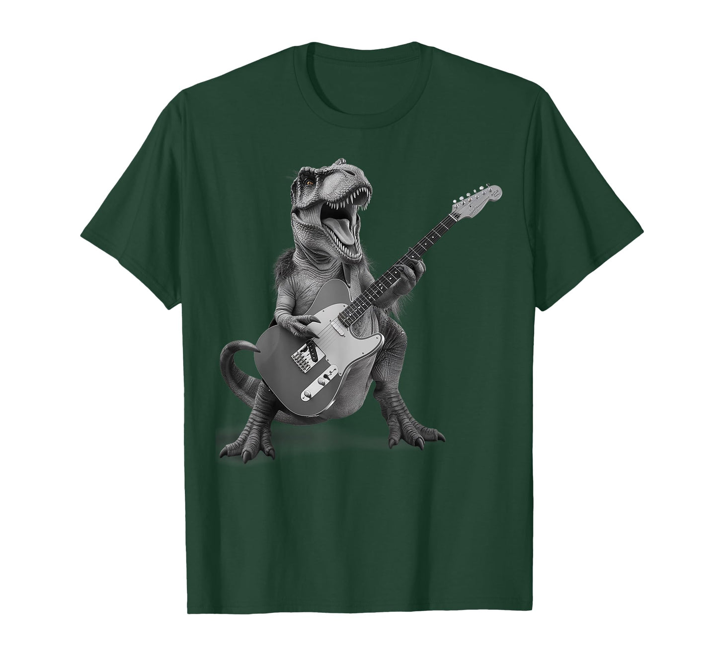 T Rex Playing Guitar Rock and Roll Dino Gifts Men Women Kid T-Shirt