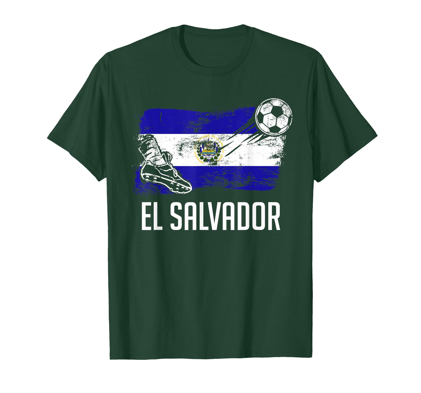 El Salvador Flag Jersey Salvadorean Soccer Team Salvadorean T-Shirt