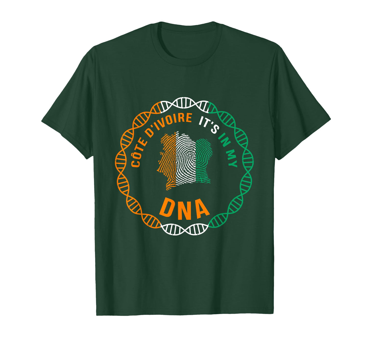 Cote d'Ivoire Flag,Ivory Coast,Cote d'Ivoire map. T-Shirt
